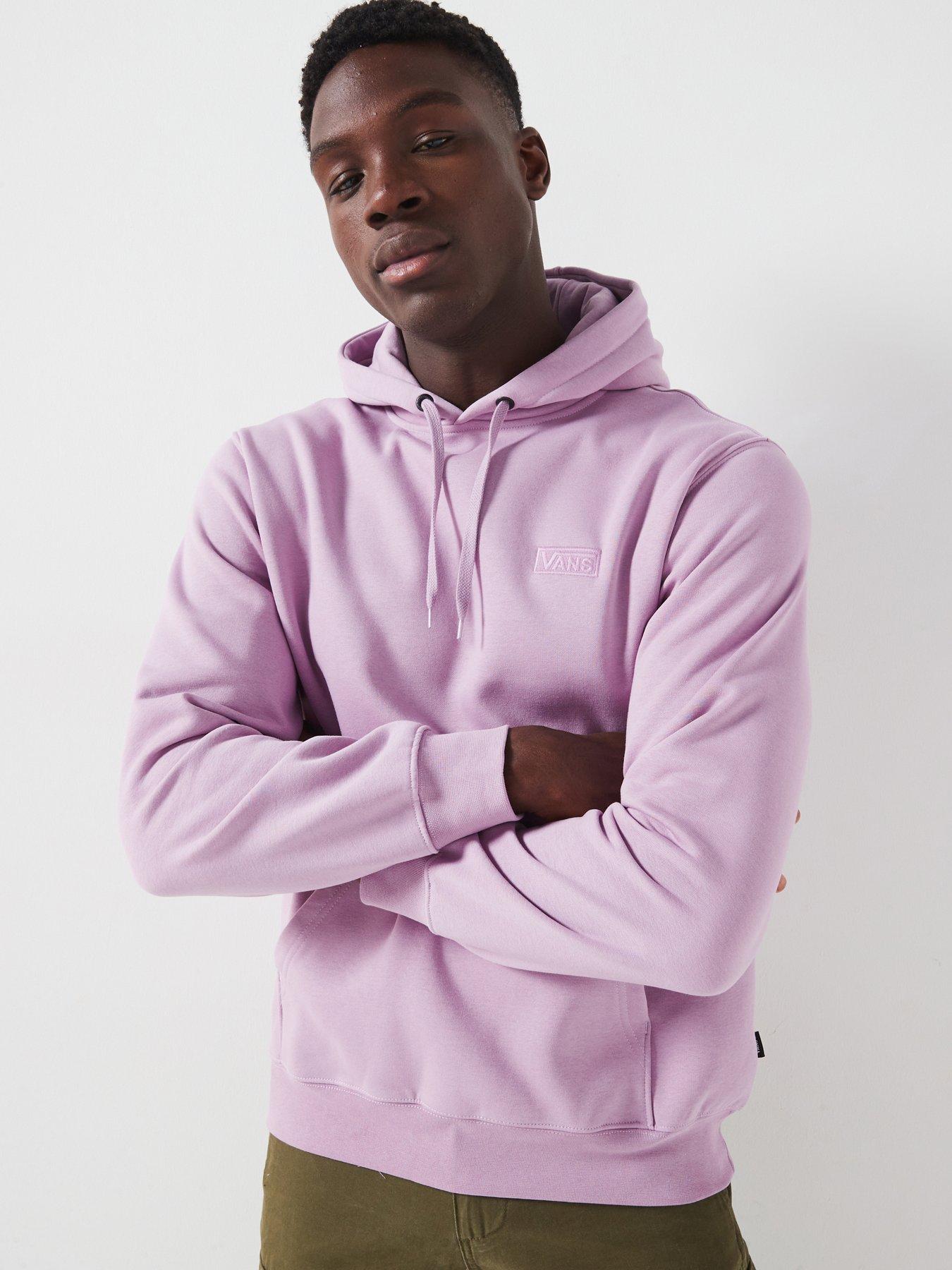 Pink hoodie vans best sale