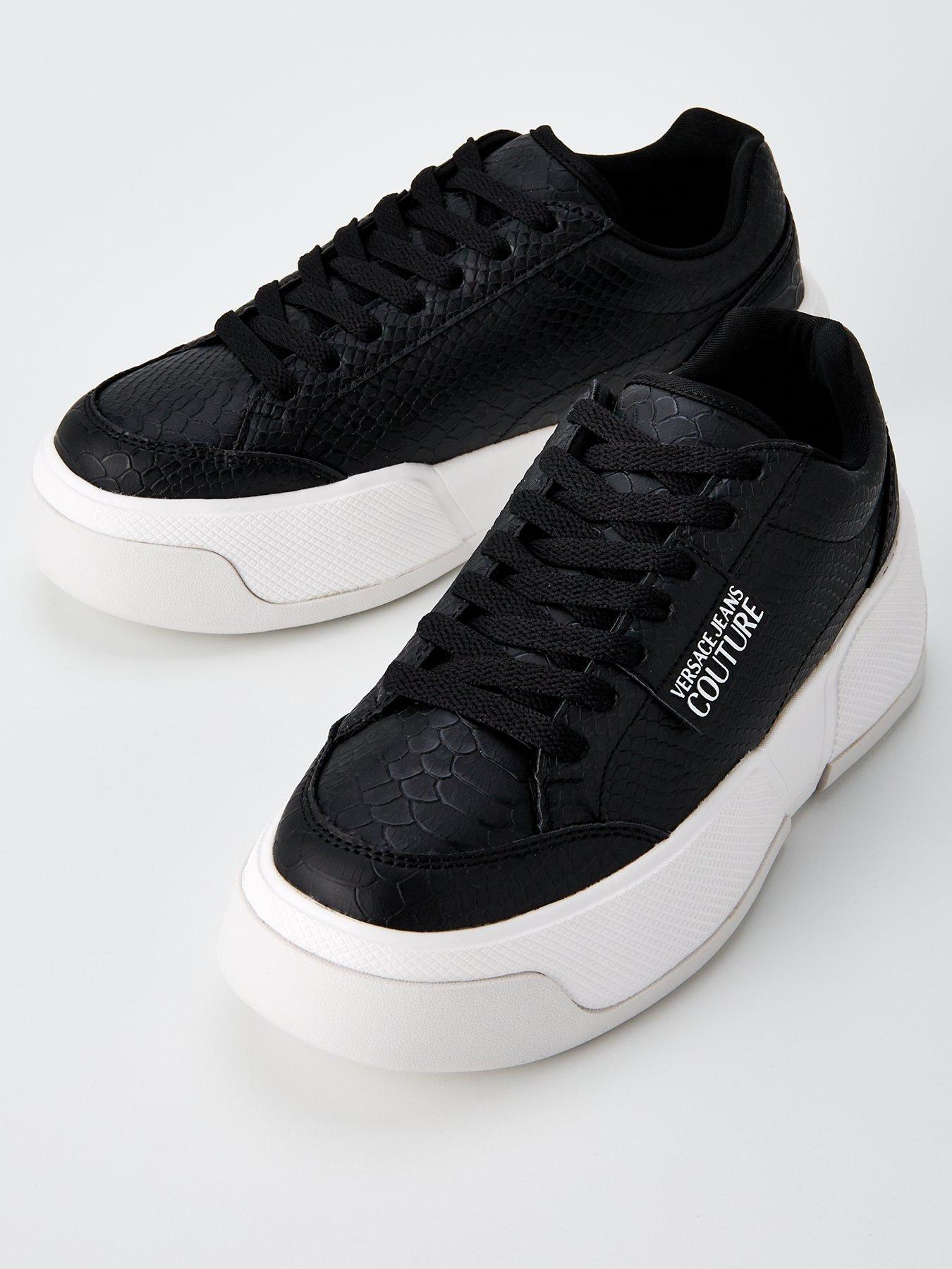 Versace Jeans Couture Chunky Sole Trainers Black Very