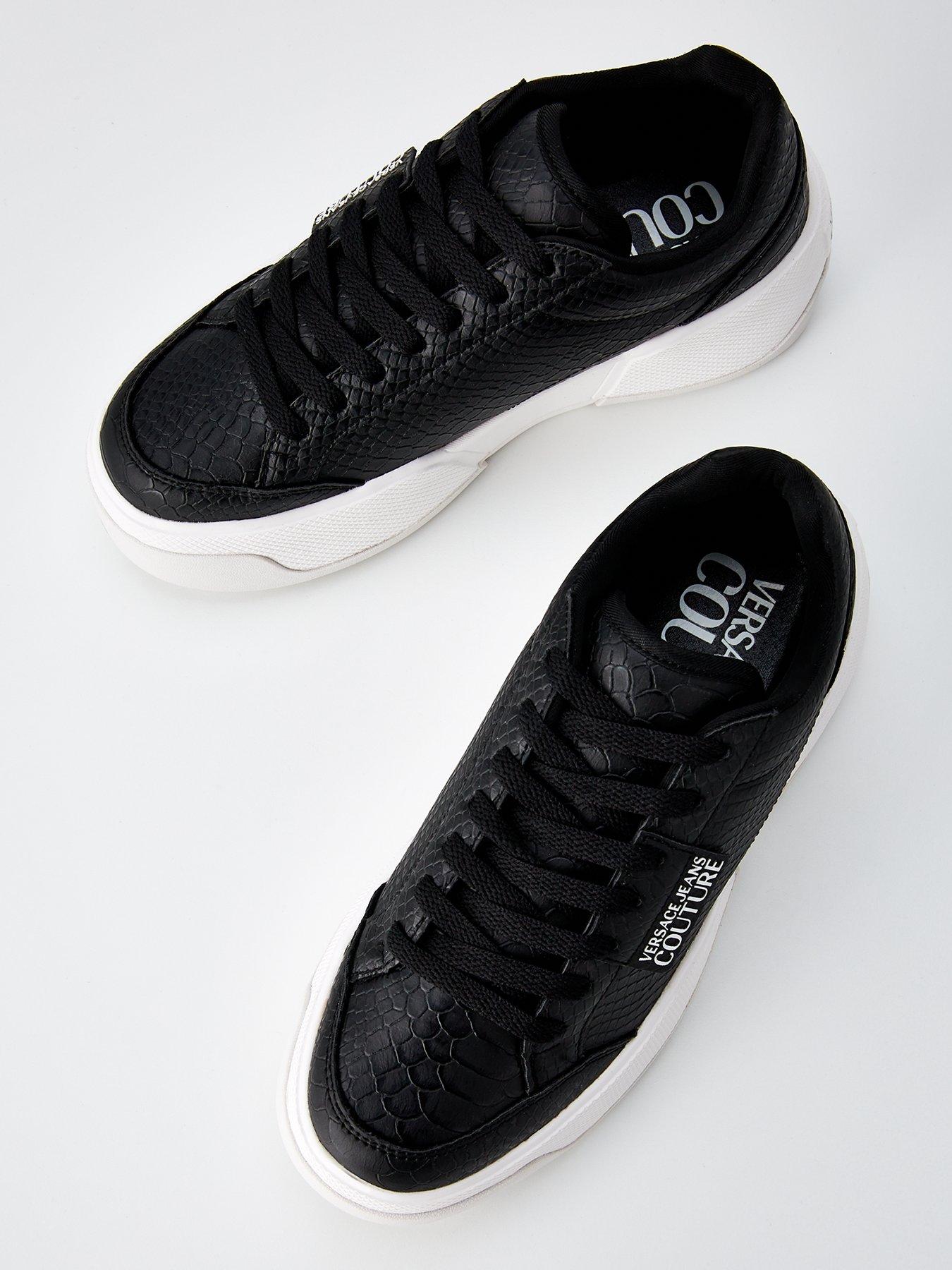 Versace Jeans Couture Chunky Sole Trainers Black Very