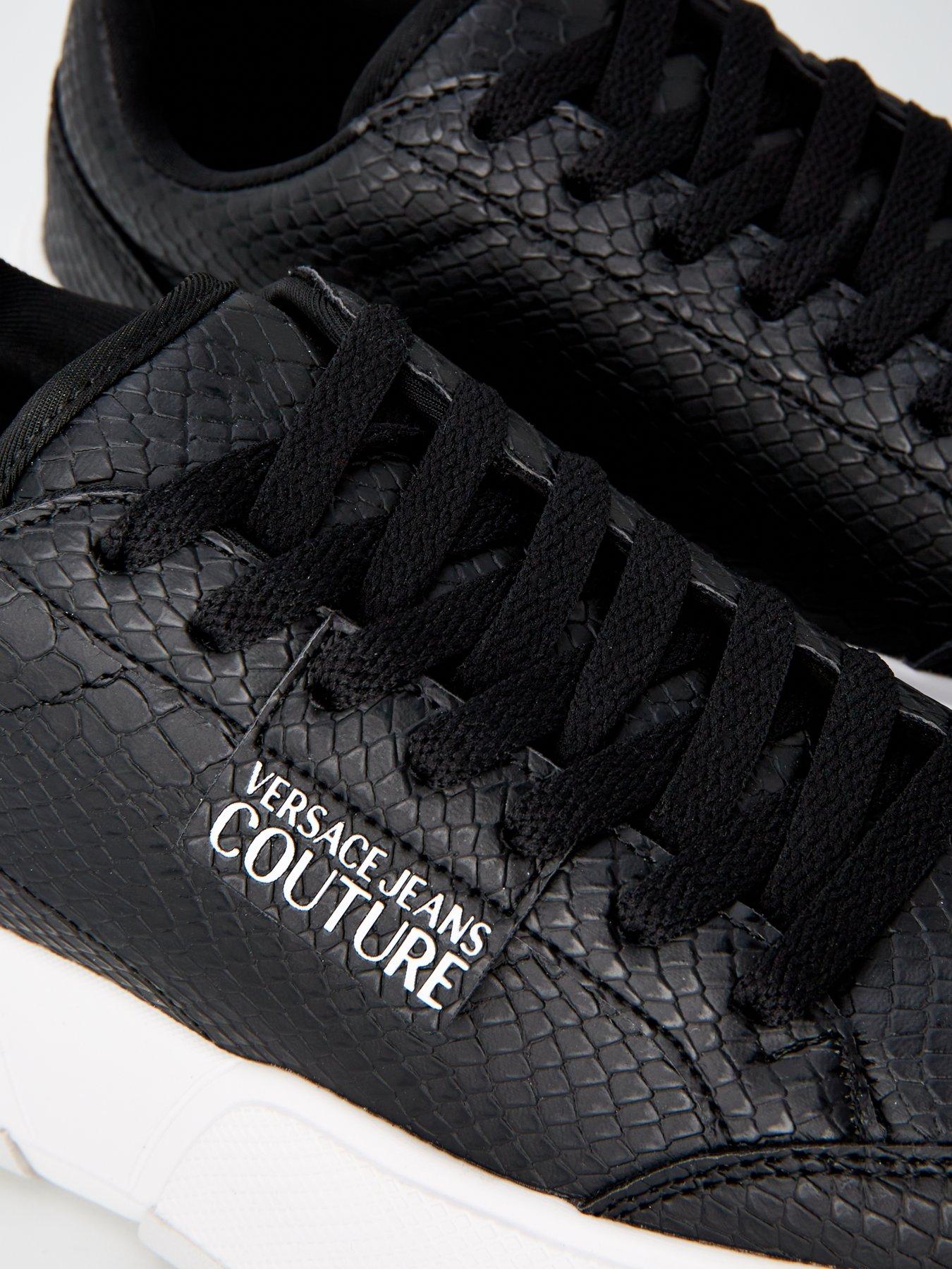 Versace Jeans Couture Chunky Sole Trainers Black Very