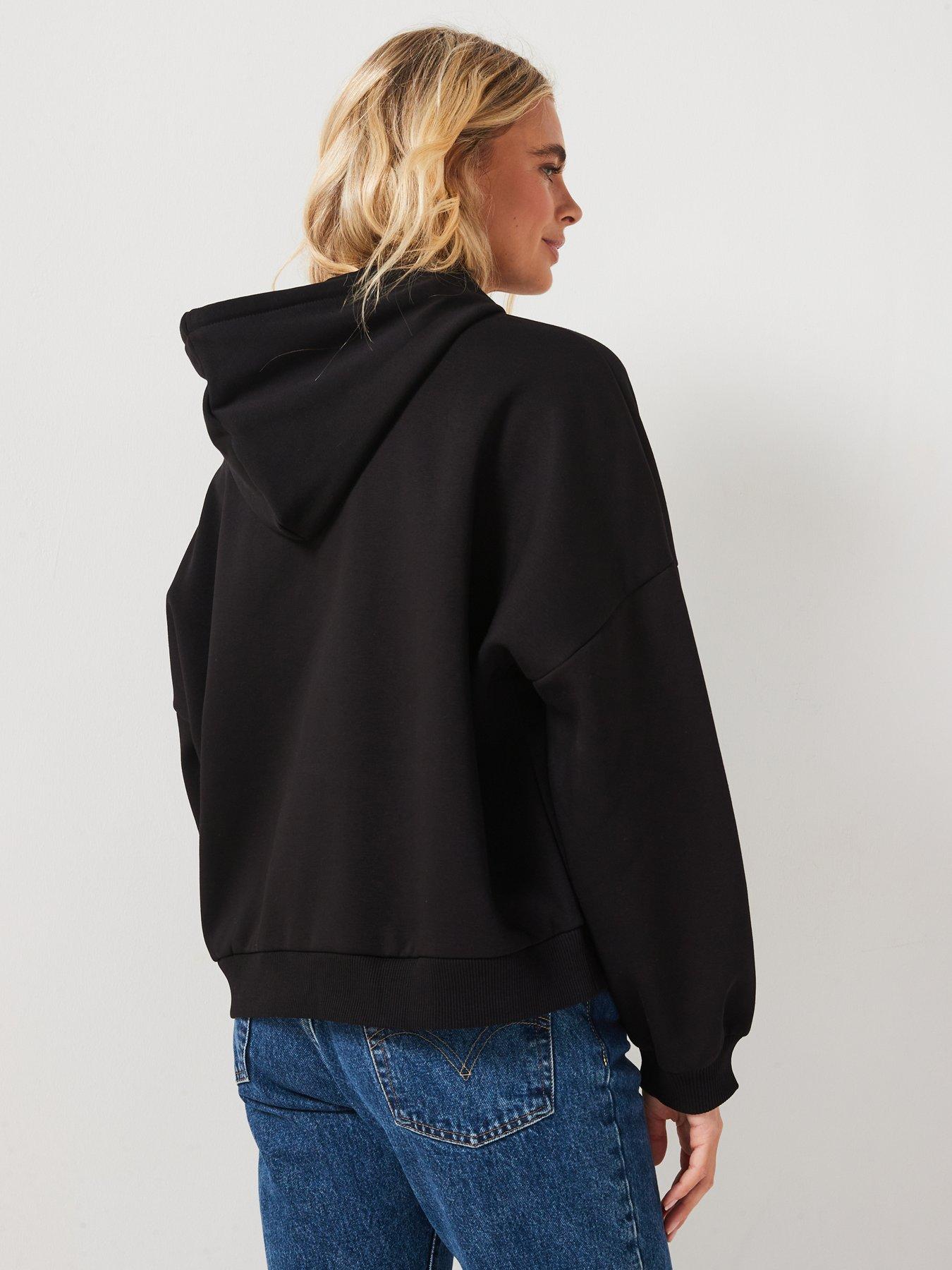 Vans Women s Animalier Loose Hoodie Black Very