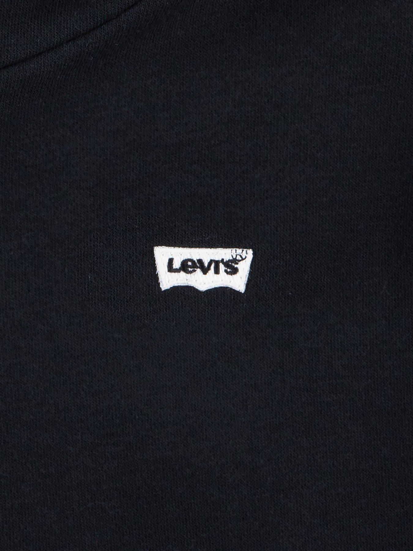 Levi s Girls Batwing Chest Hit Hoodie Black Very