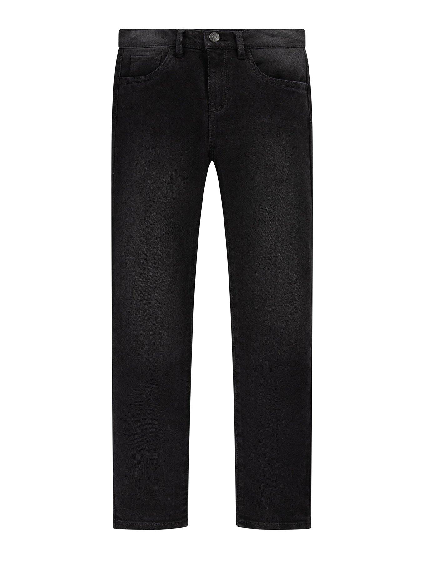 River Island Boys Skinny Jeans Black Very