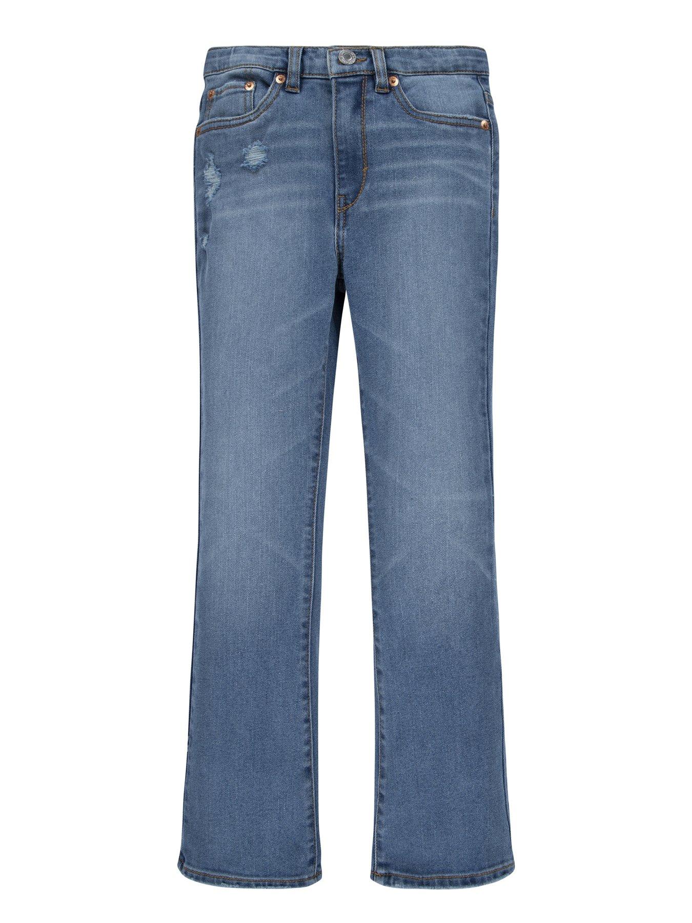 Image 3 of 6 of Levi's Girls 726 High Rise Flare Jeans - Light Blue