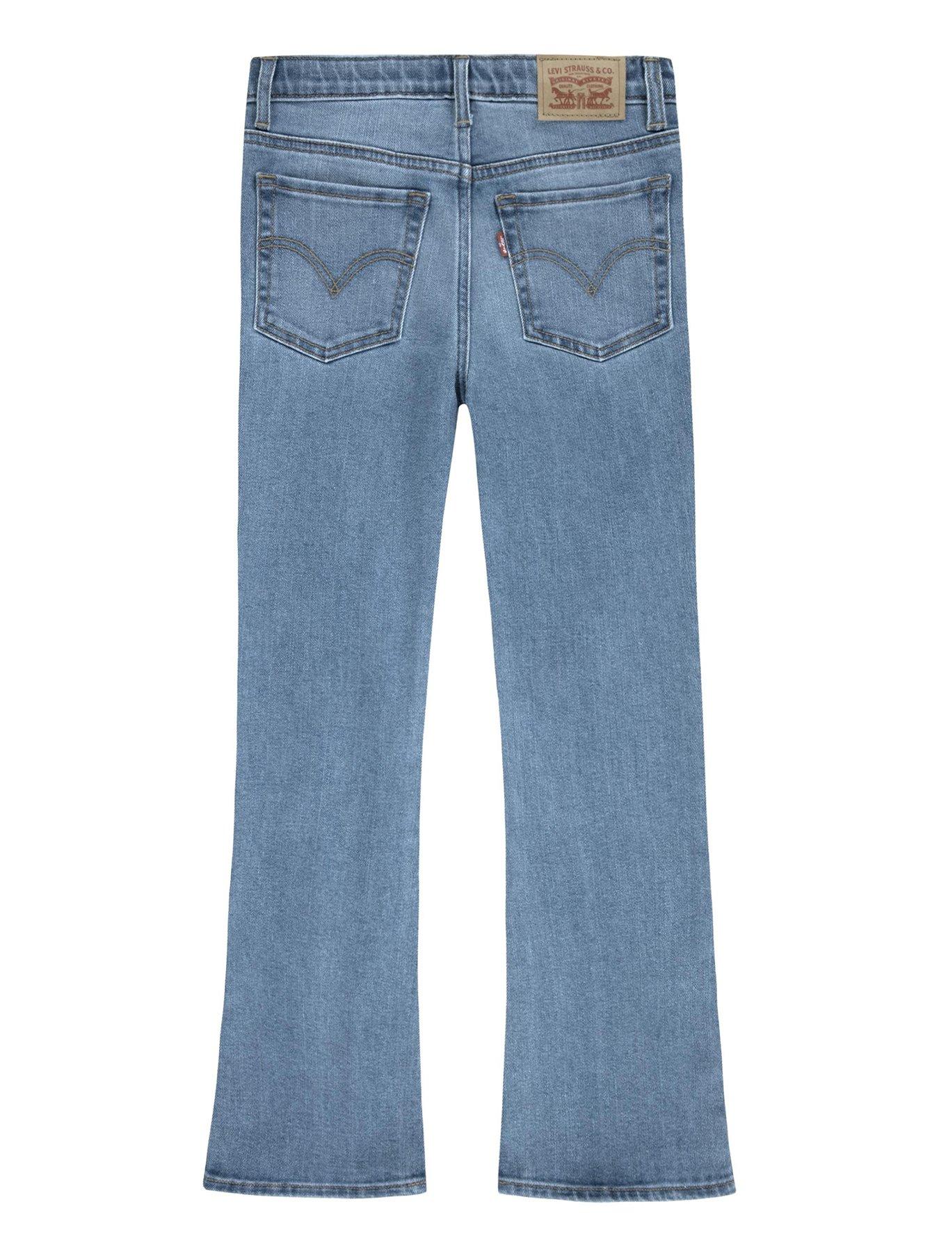 Image 5 of 6 of Levi's Girls 726 High Rise Flare Jeans - Light Blue