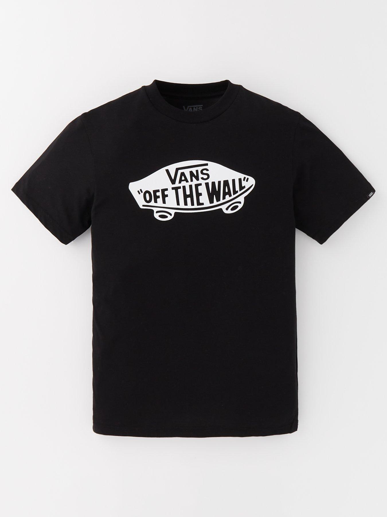 Vans Kids Style 76 T-shirt - Black, Black, Size S=7-8 Years