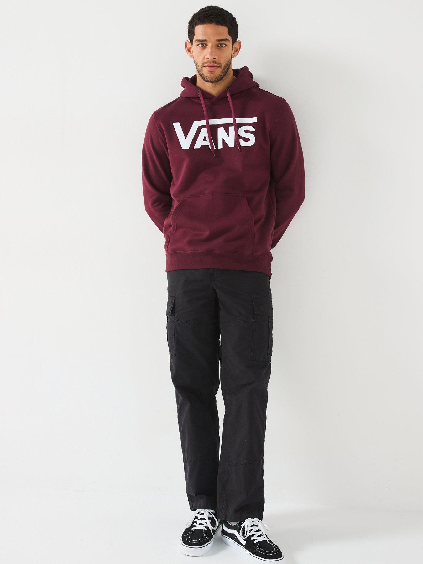 Men s Classic Pullover Hoodie Red