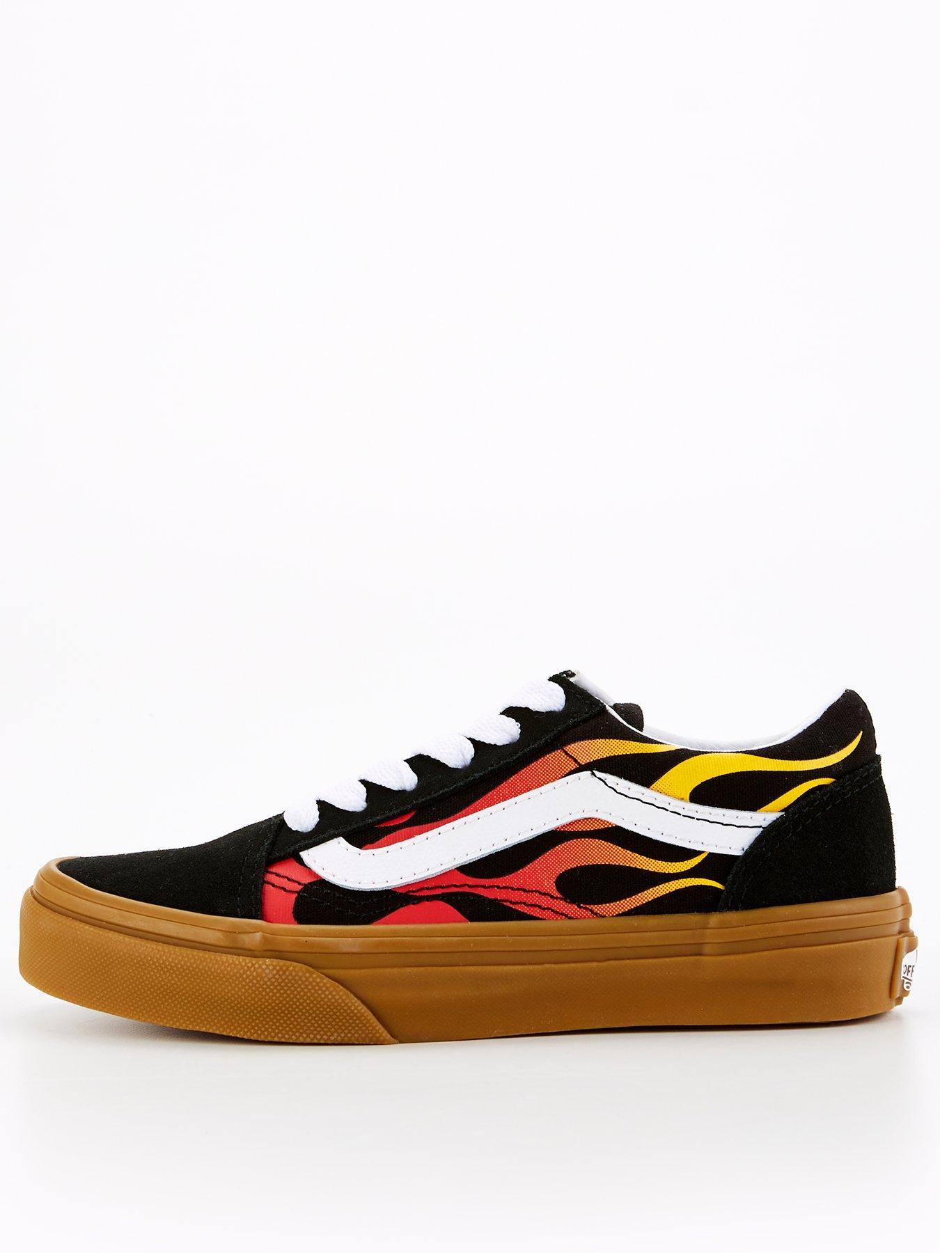 undefined Kids Old Skool Graphic Trainers - Black