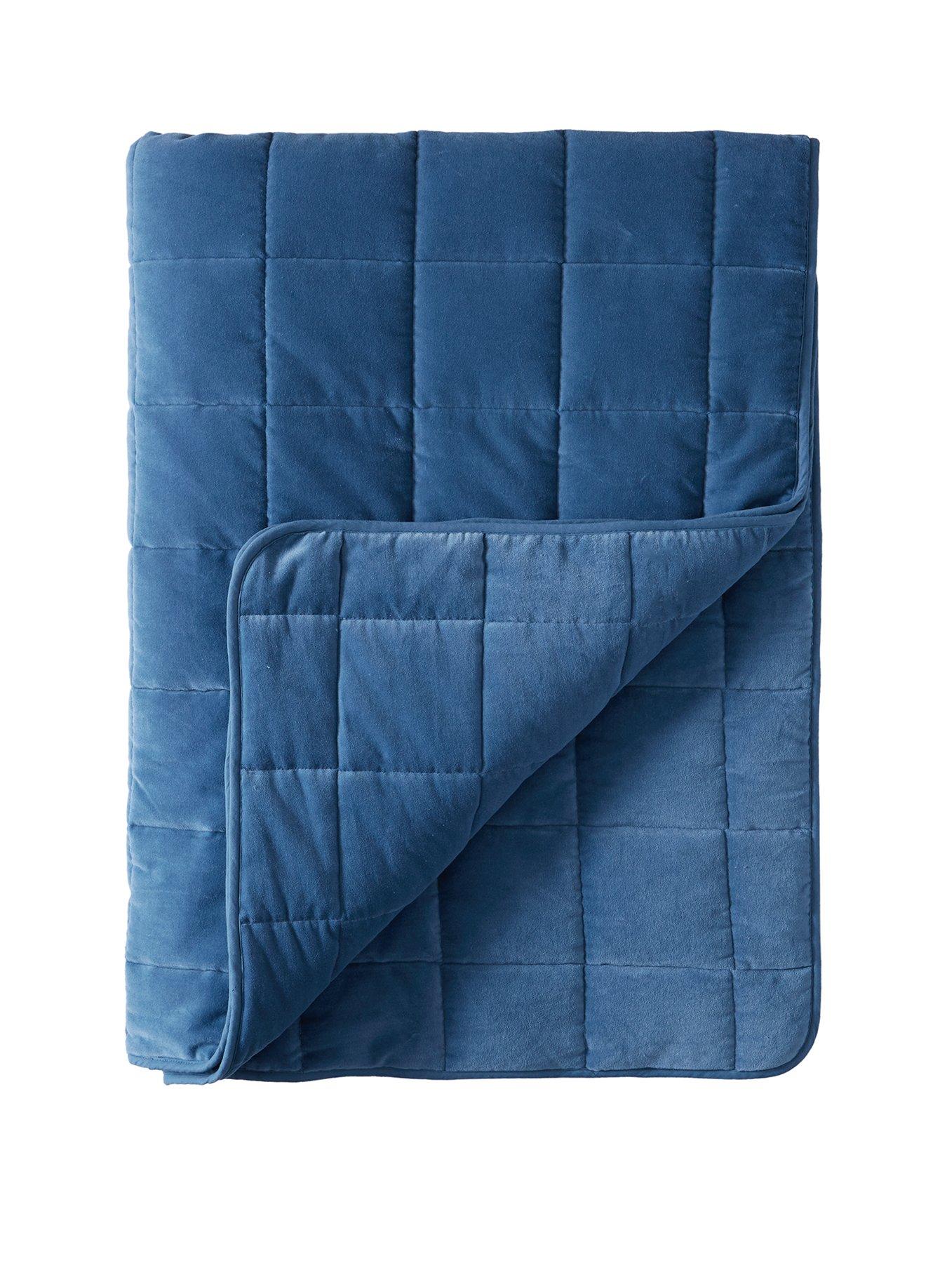 Image 2 of 4 of Very Home Square Stitch Quilted Bedspread 165X240cm