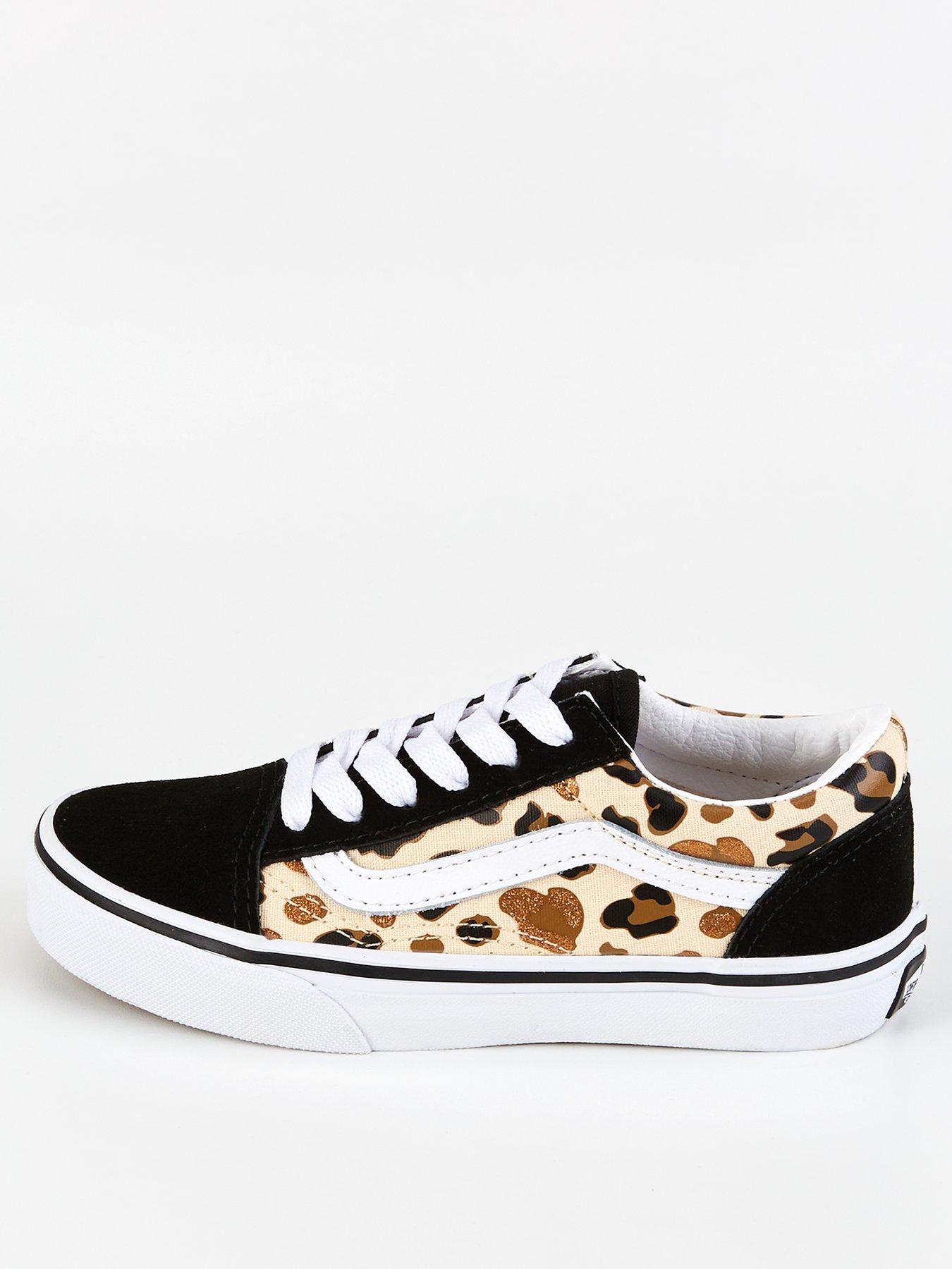 undefined Kid's Old Skool Trainers - Animal Print