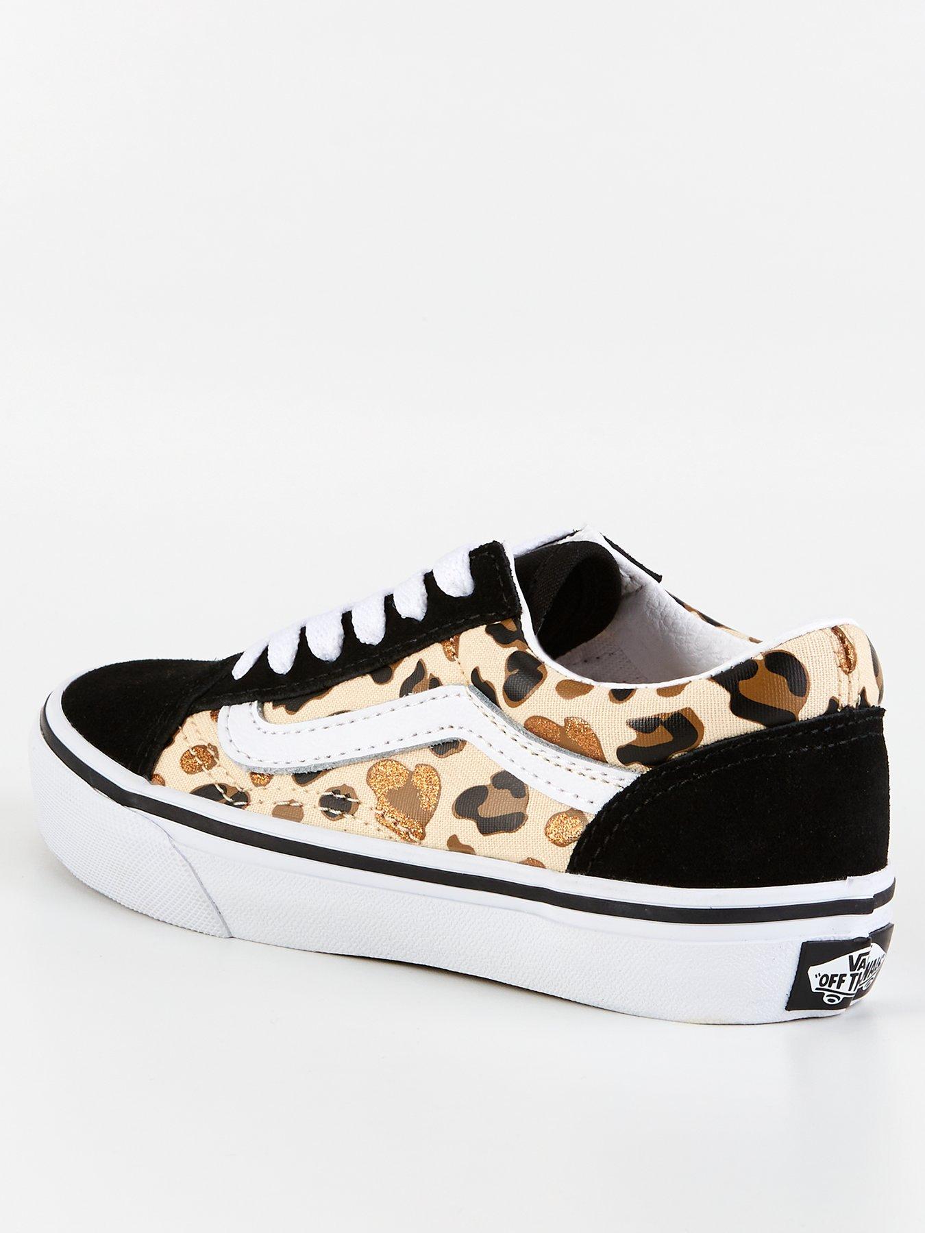 Image 3 of 7 of Vans Kid's Old Skool Trainers - Animal Print