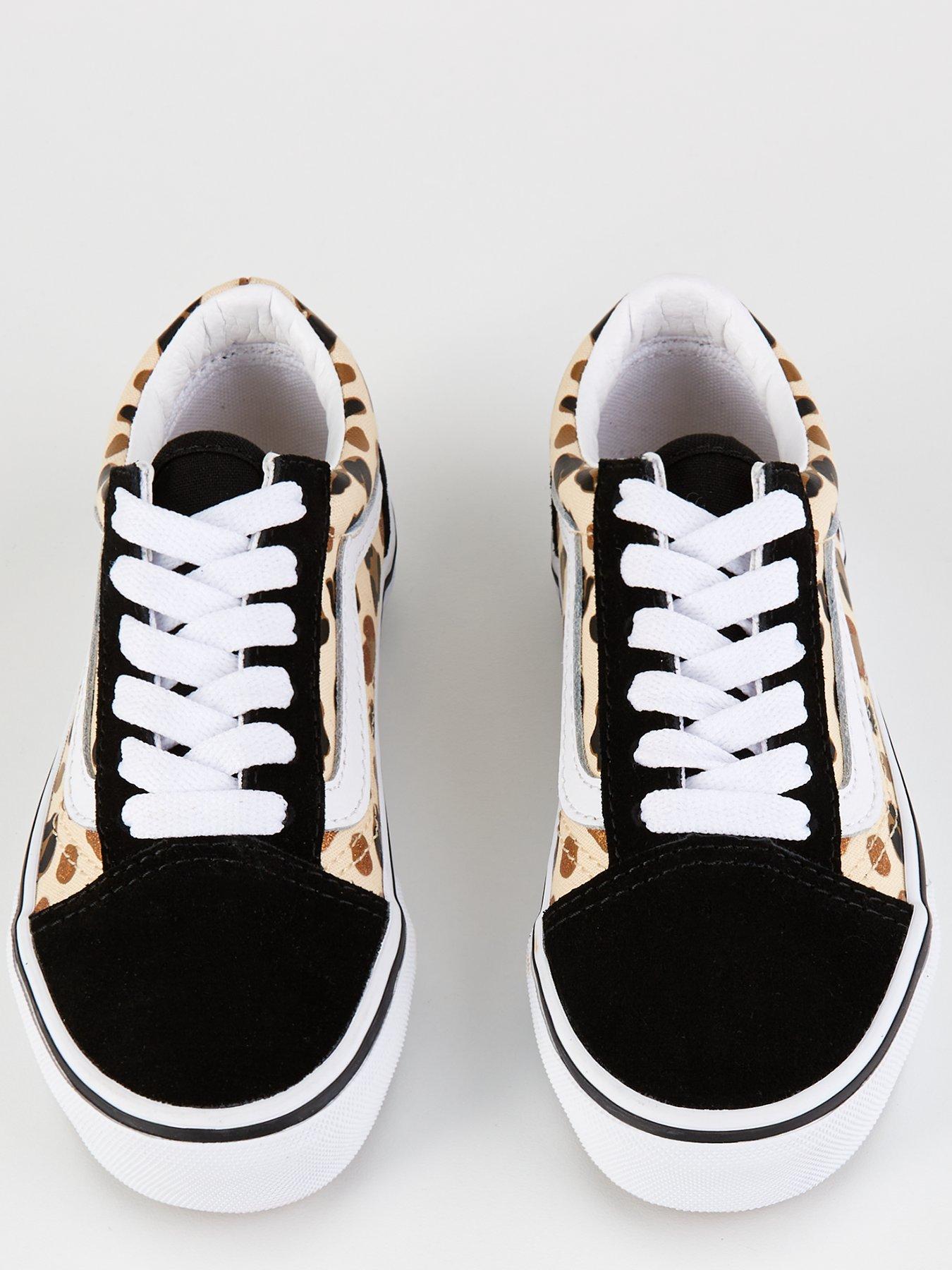 Image 4 of 7 of Vans Kid's Old Skool Trainers - Animal Print
