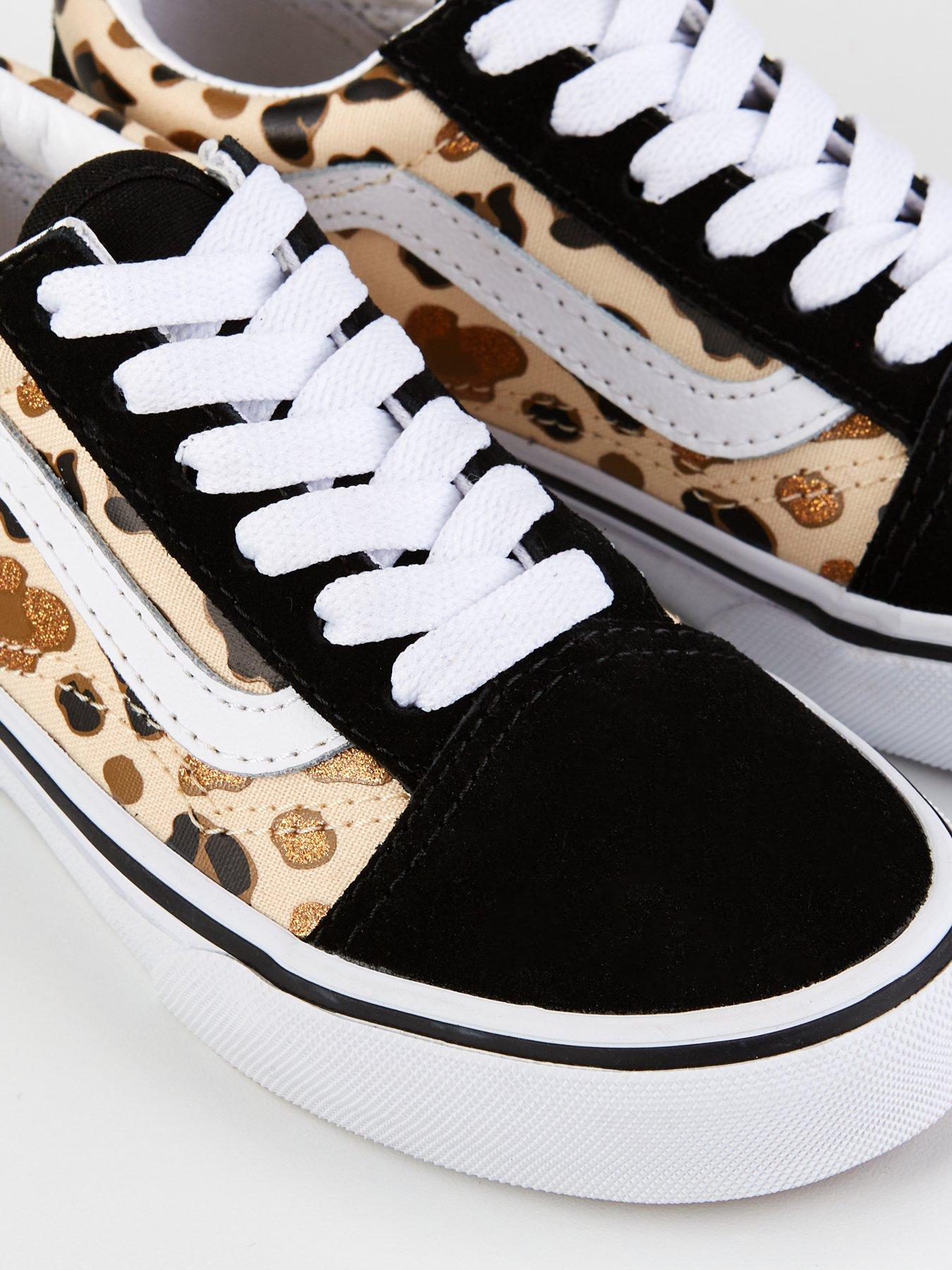 Image 6 of 7 of Vans Kid's Old Skool Trainers - Animal Print