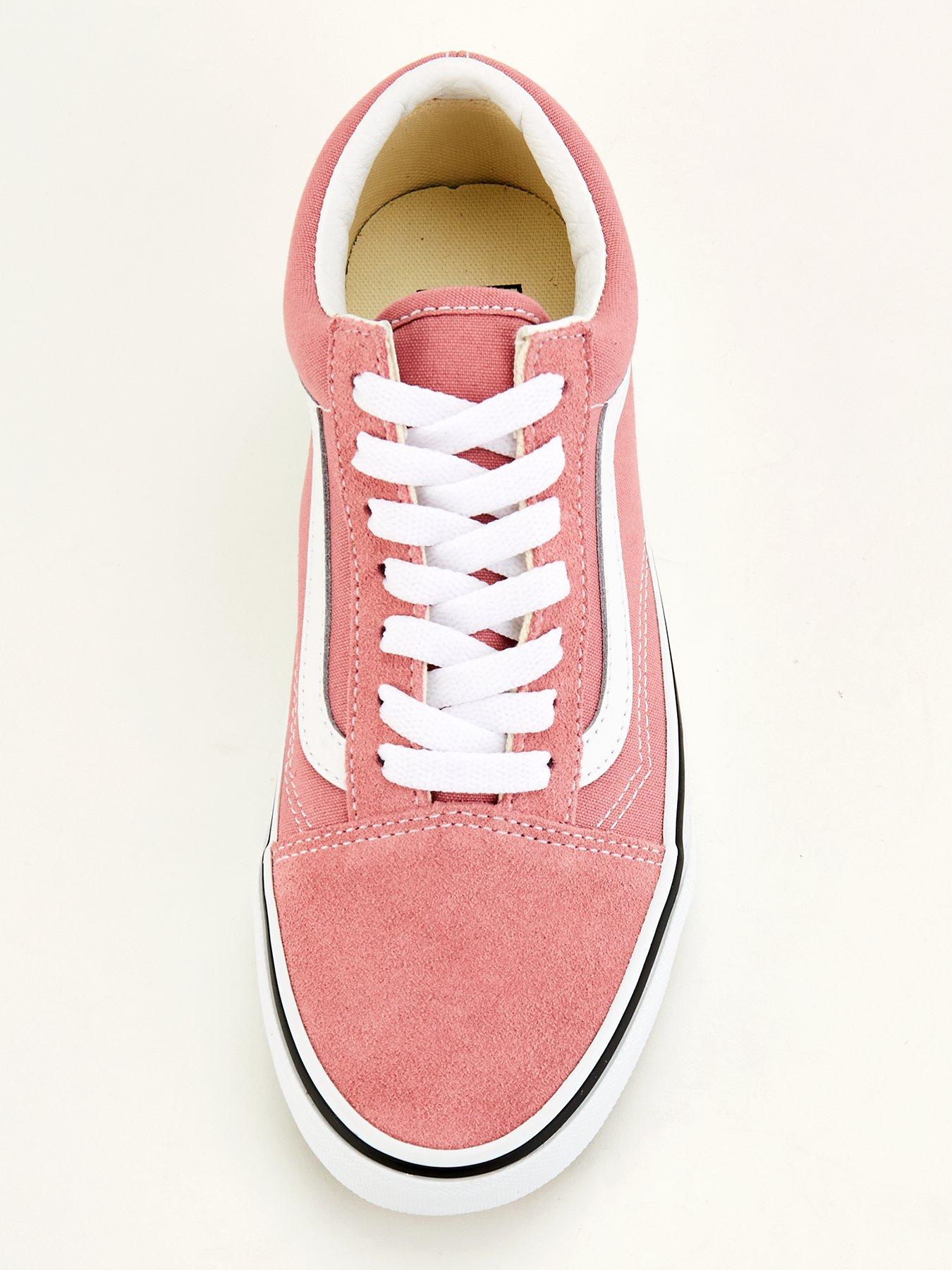 Pink suede old skool vans best sale