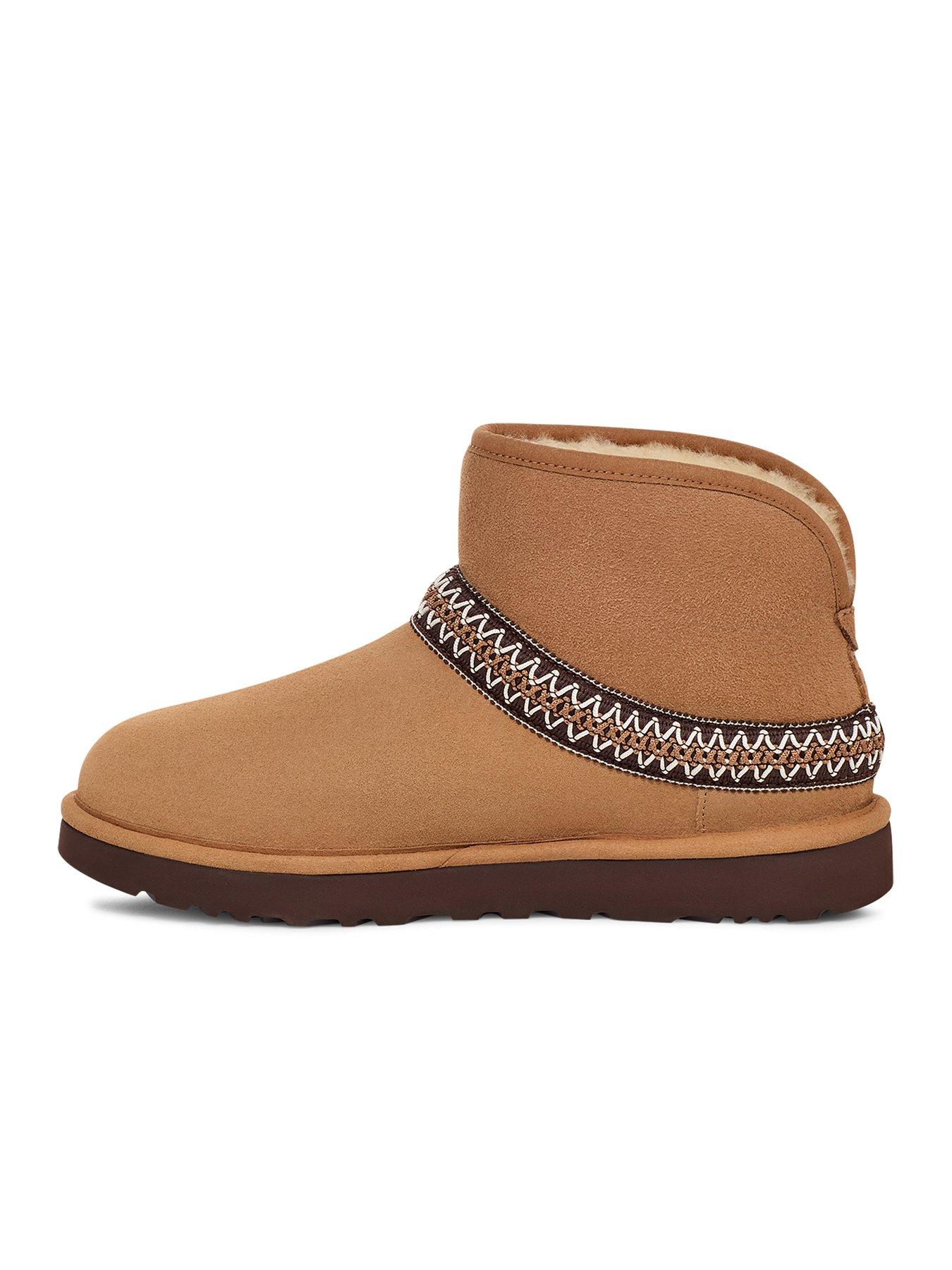 Image 6 of 6 of UGG Womens Classic Mini Crescent Boot - Chestnut