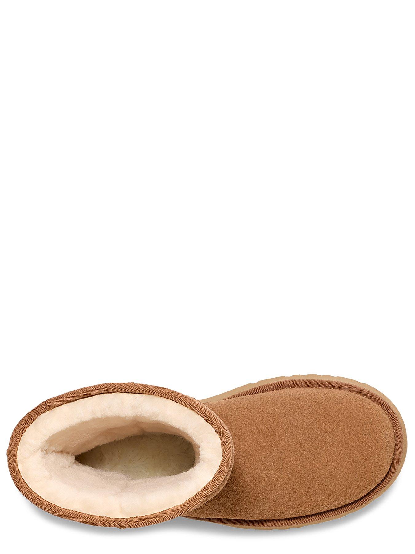 Grey Ugg Classic Cuff Mini Khaki UGG Womens Classic Short New