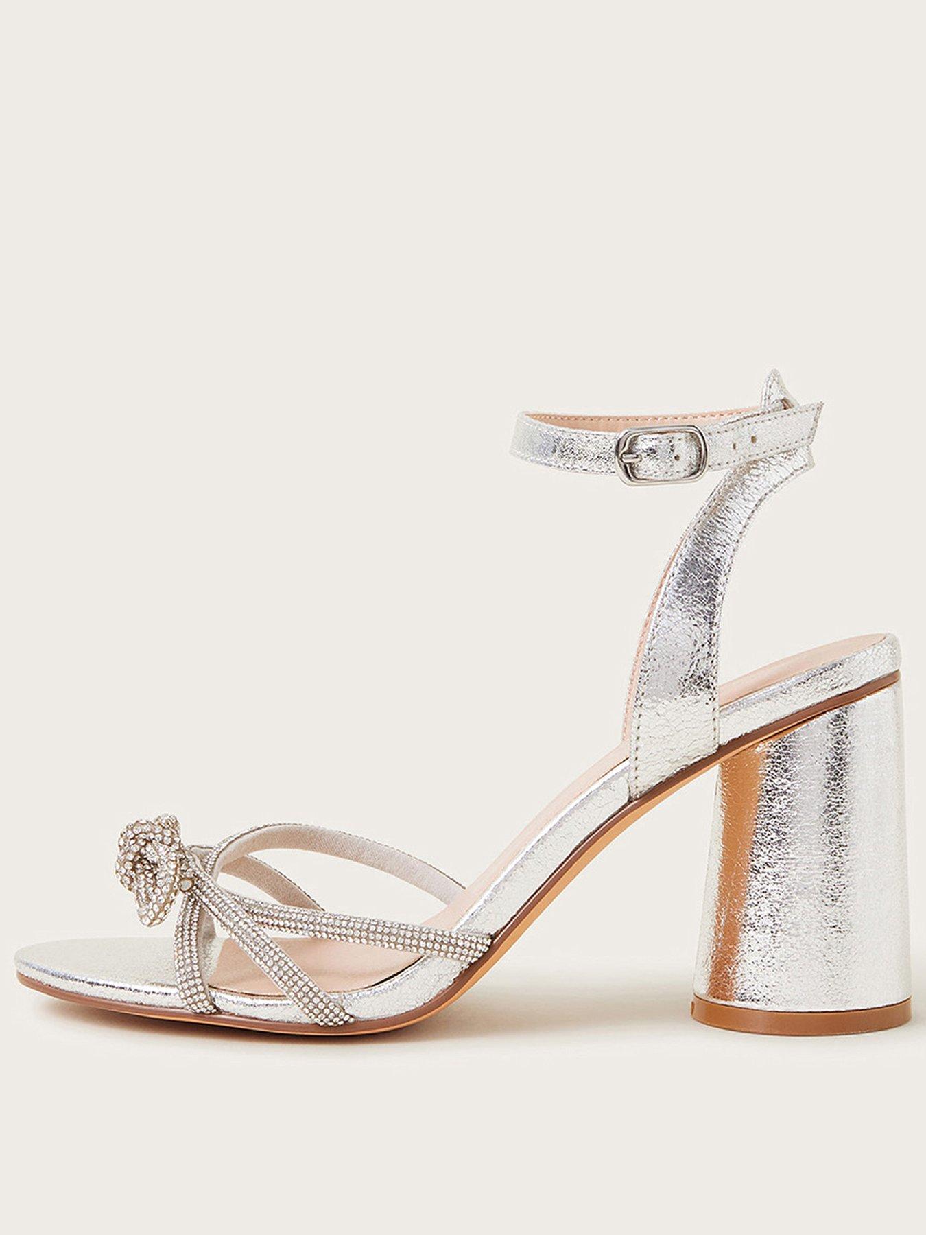 Image 1 of 4 of Monsoon Dalia Diamante Bow Heels