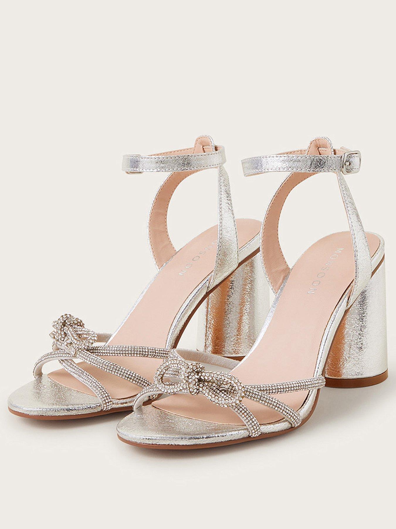 Image 2 of 4 of Monsoon Dalia Diamante Bow Heels