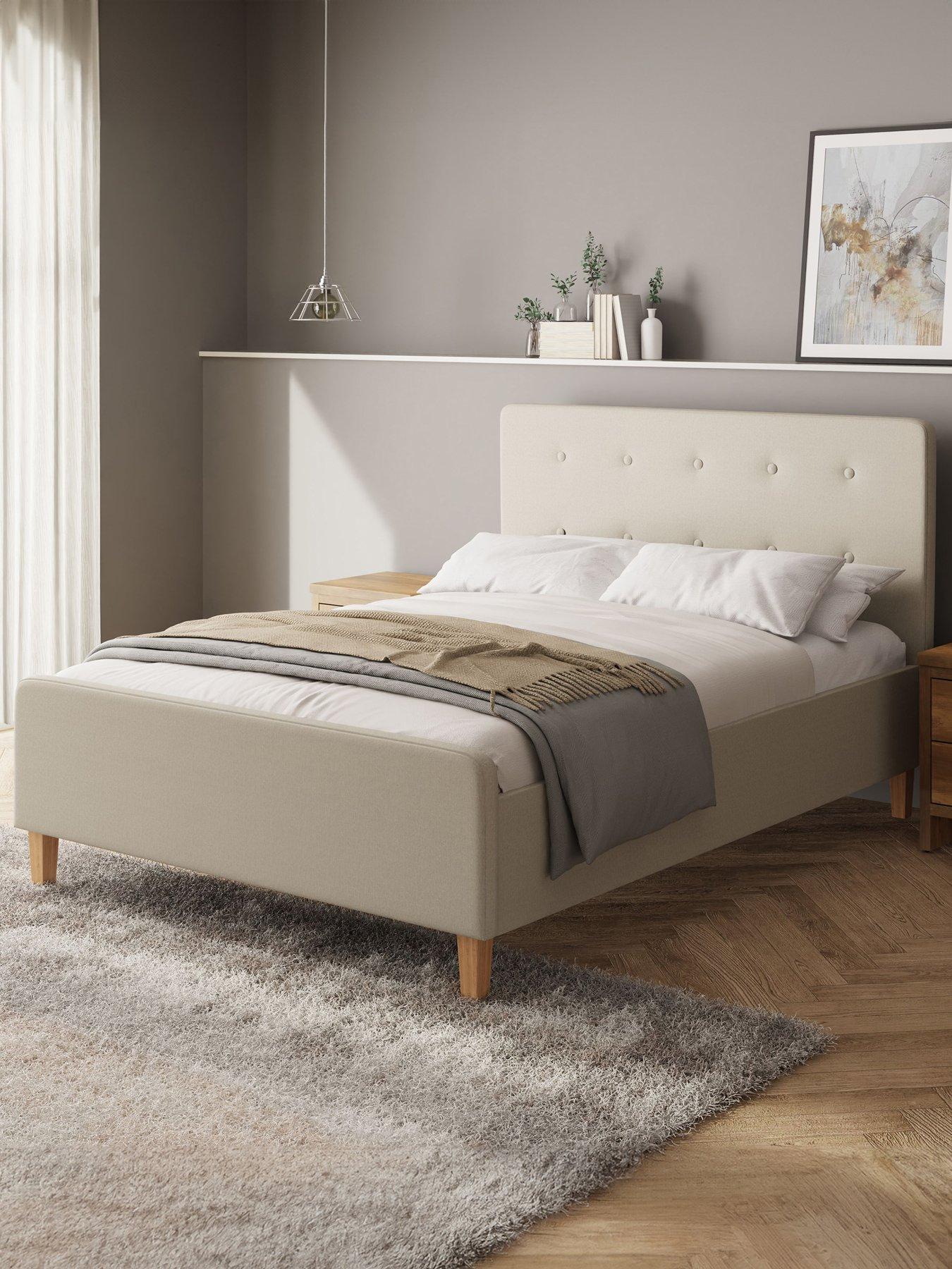 GFW Asbourne Side Lift Up Ottoman Storage Bed With Sleepycastle Mattress Options (Buy  &  SAVE!)