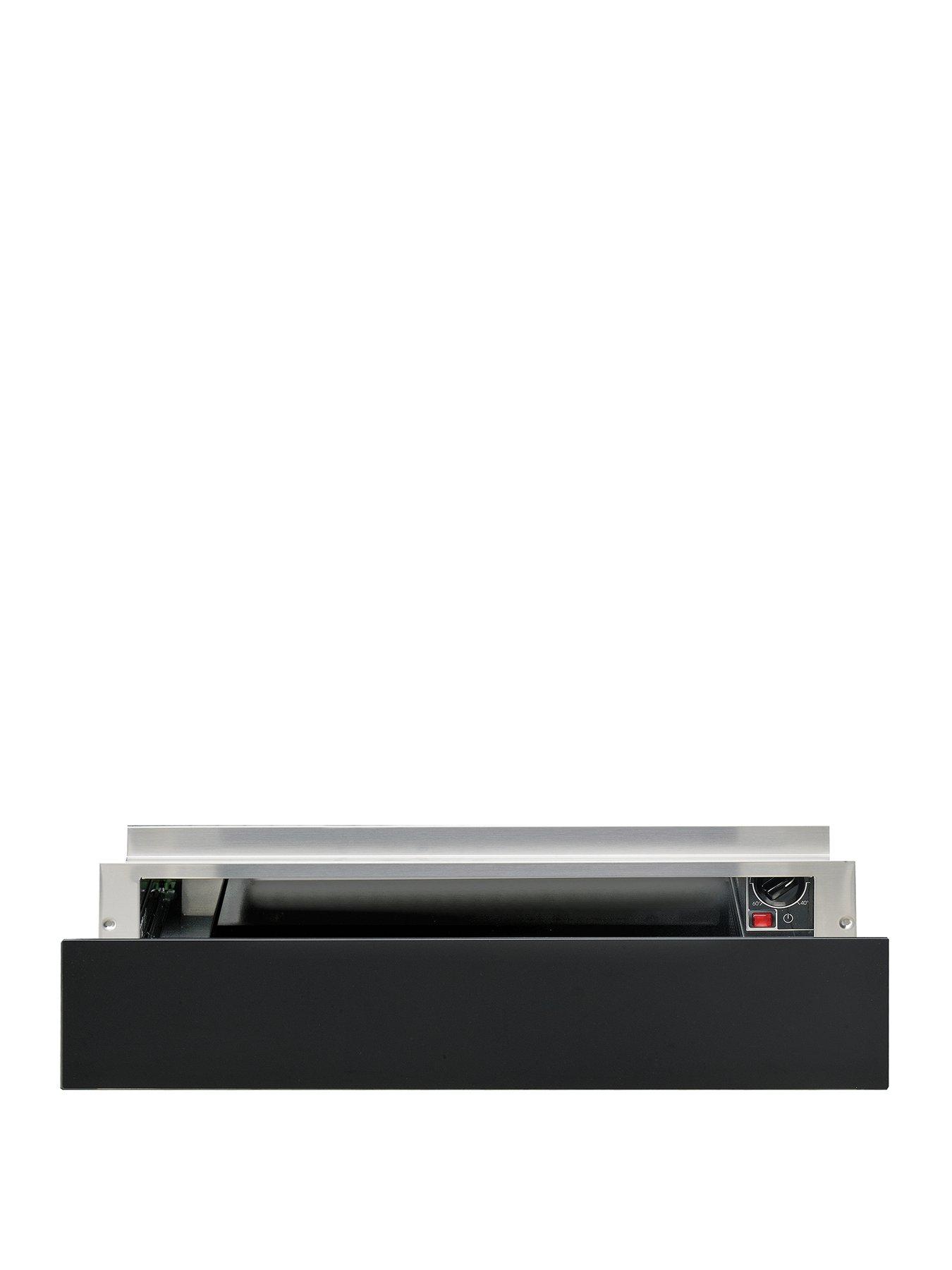 Product photograph of Hotpoint Wd914nb Warming Drawer - Black - Oven Only from very.co.uk