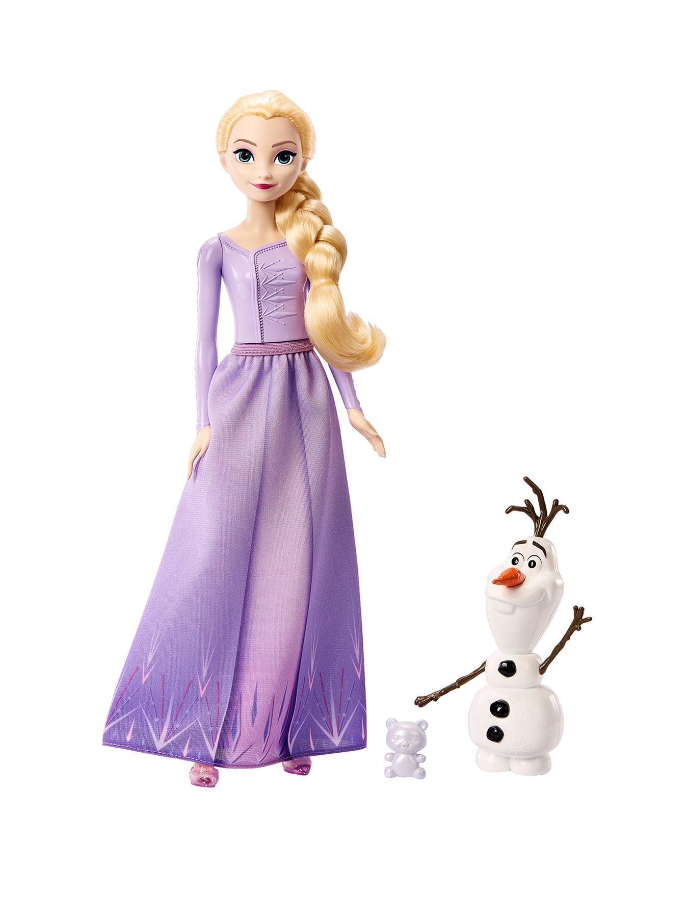 Disney Frozen Elsa Fashion Doll And Olaf Figure 