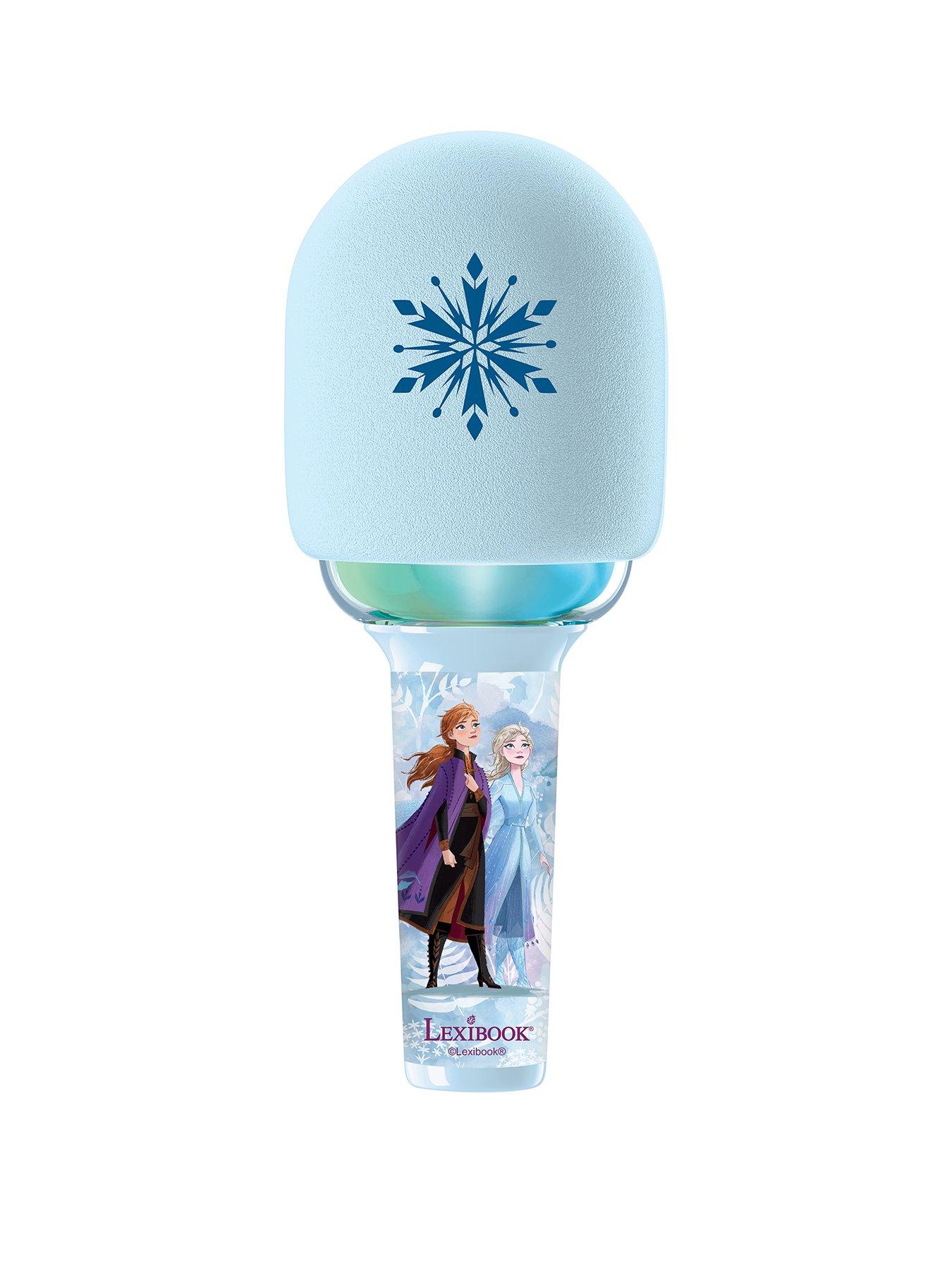 Image 1 of 5 of Disney Frozen Frozen Bluetooth/Wireless Karaoke Microphone with sound and light effects