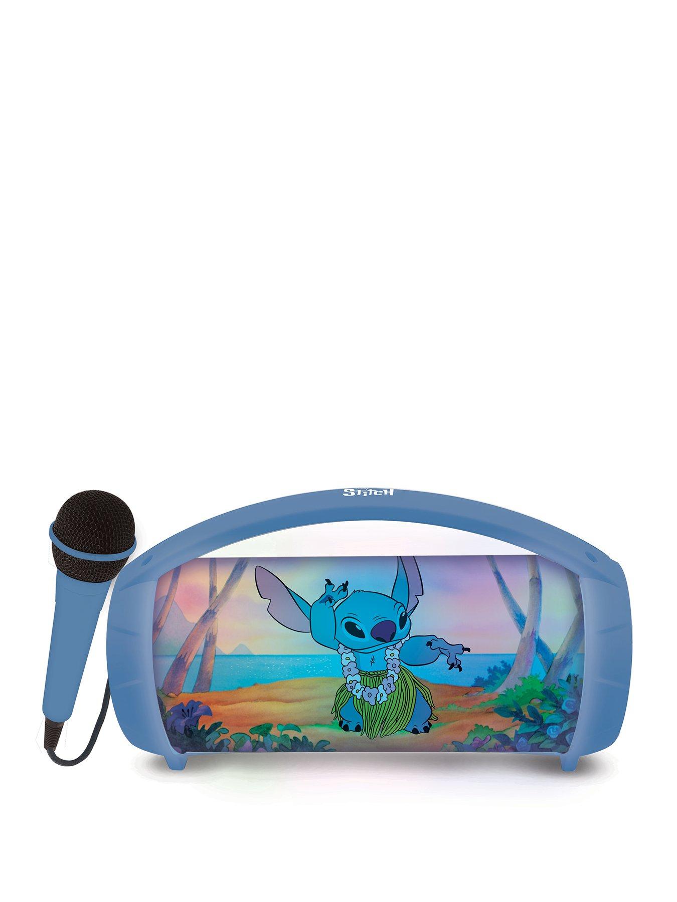Image 1 of 4 of Disney Stitch Bluetooth  Karaoke Light Speaker with Microphone