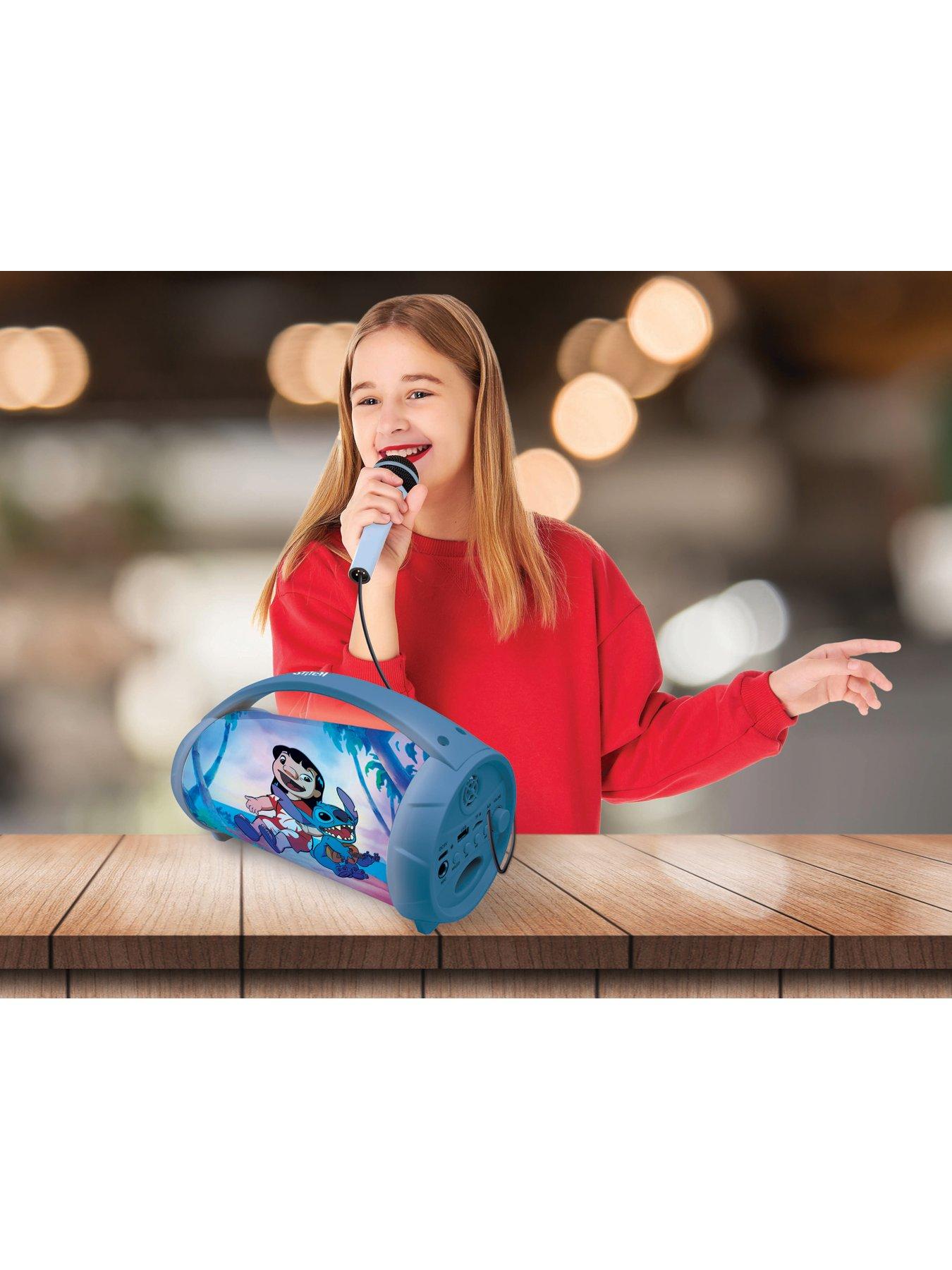Image 4 of 4 of Disney Stitch Bluetooth  Karaoke Light Speaker with Microphone