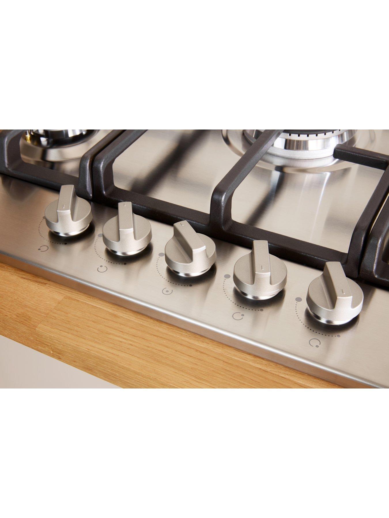 Image 4 of 7 of Indesit THP751PIXI 75cm Gas Hob - Stainless Steel