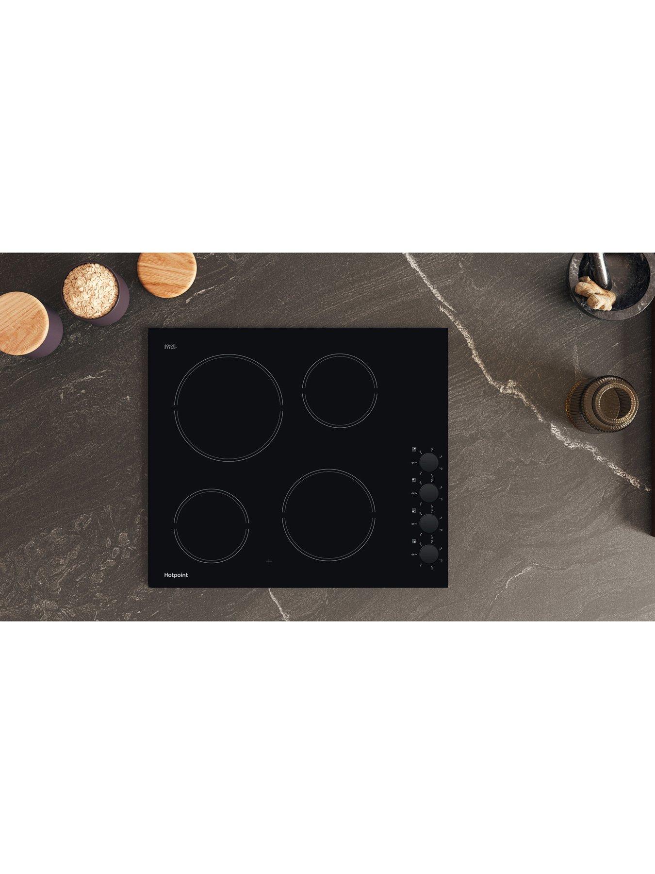 Image 4 of 7 of Hotpoint HR 620 R H 60cm Wide&nbsp;Ceramic Hob - Black