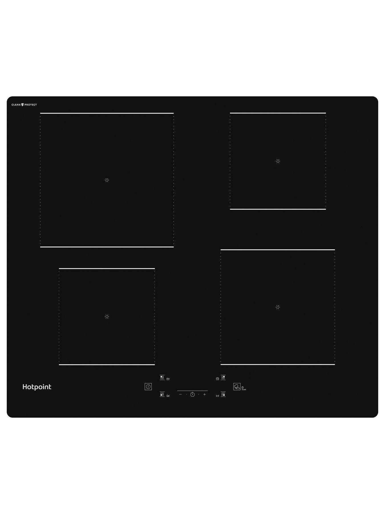 Image 2 of 8 of Hotpoint CleanProtect TQ1460SCPNE 60cm Induction Hob - Black