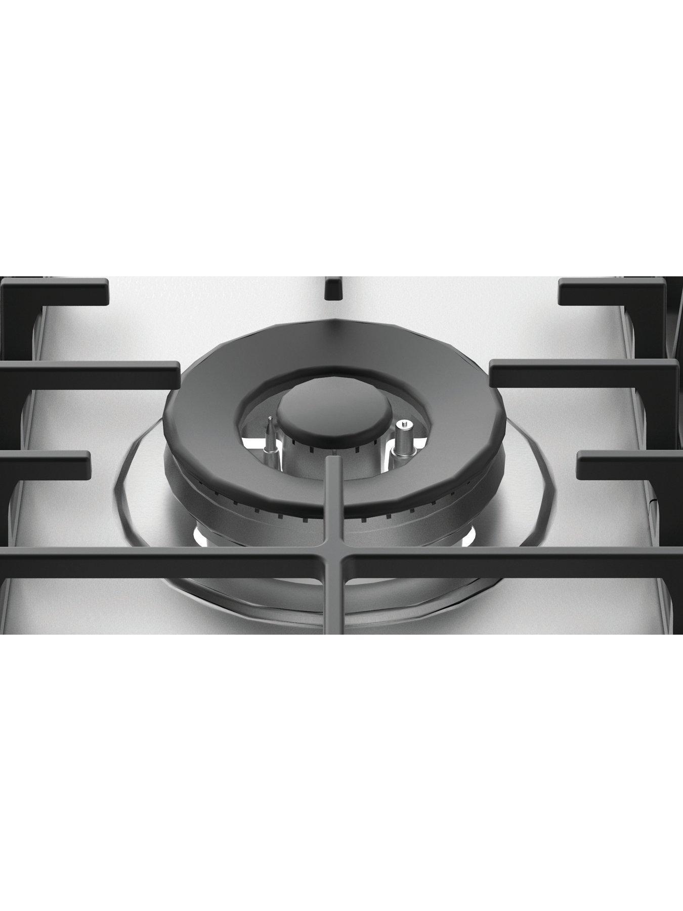 Image 4 of 6 of Hotpoint PPH75GDFIXUK 75cm Gas Hob - Stainless Steel