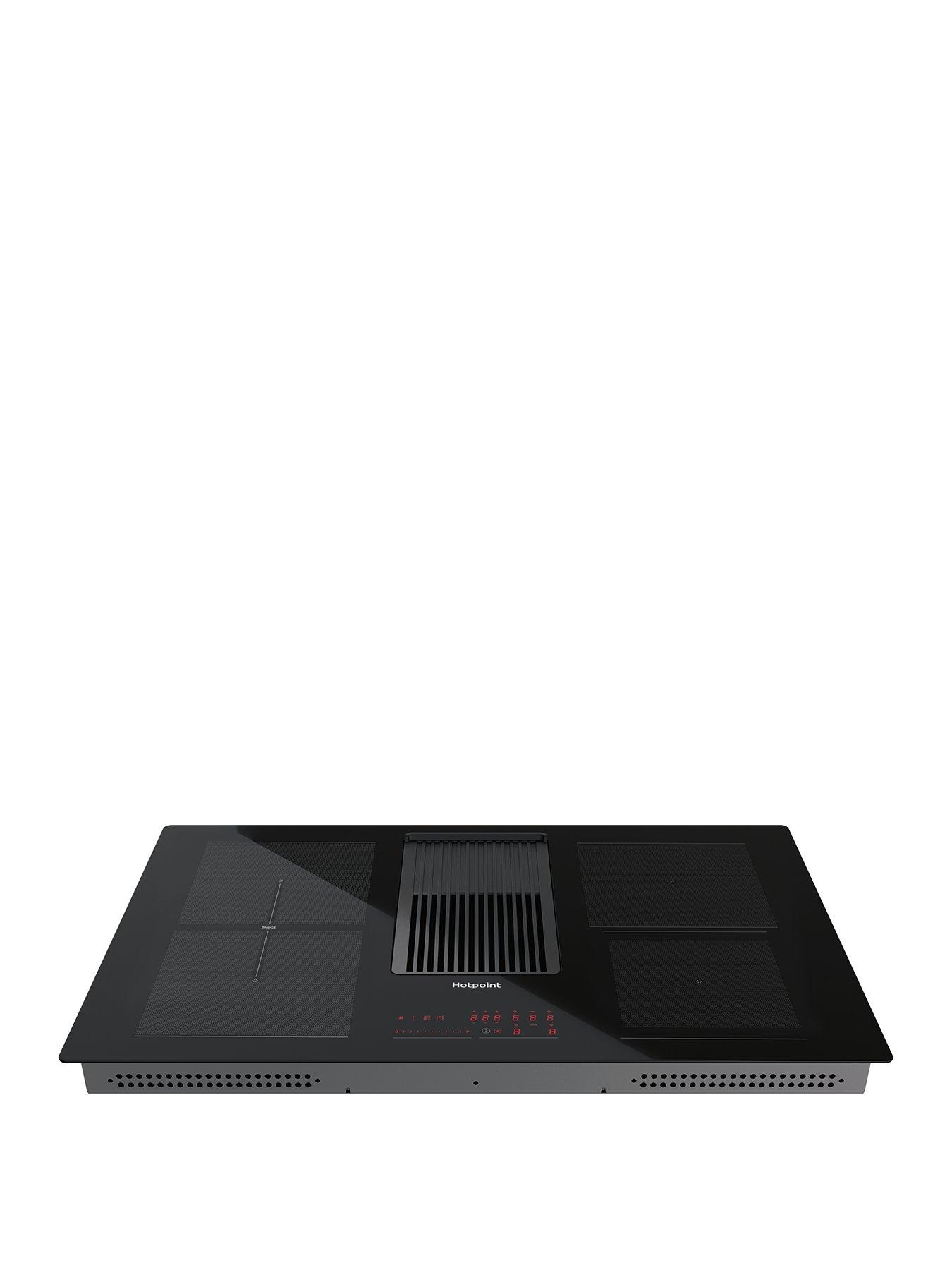 Image 1 of 8 of Hotpoint PVH92BKFKIT 90cm Vented Hob - Black