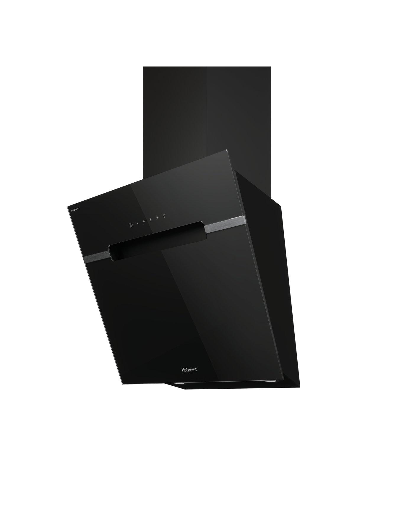 Image 2 of 7 of Hotpoint DropProtect PHVS61FLTDPK 60cm Cooker Hood - Black