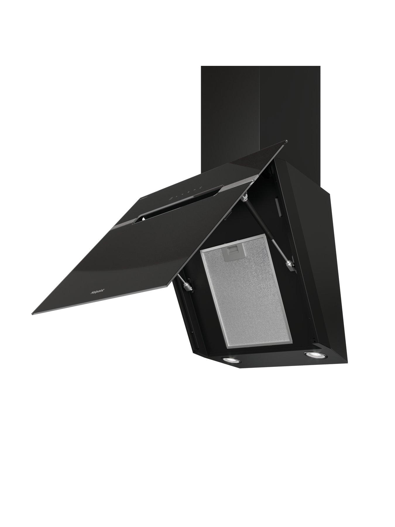 Image 5 of 7 of Hotpoint DropProtect PHVS61FLTDPK 60cm Cooker Hood - Black