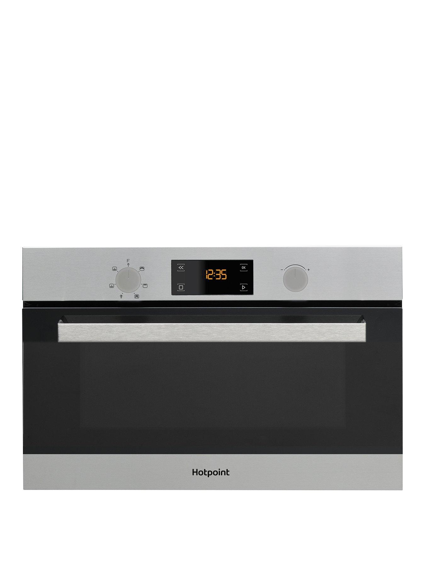 Product photograph of Hotpoint Class 3 Md344ixh Built-in Microwave - Stainless Steel - Microwave Only from very.co.uk