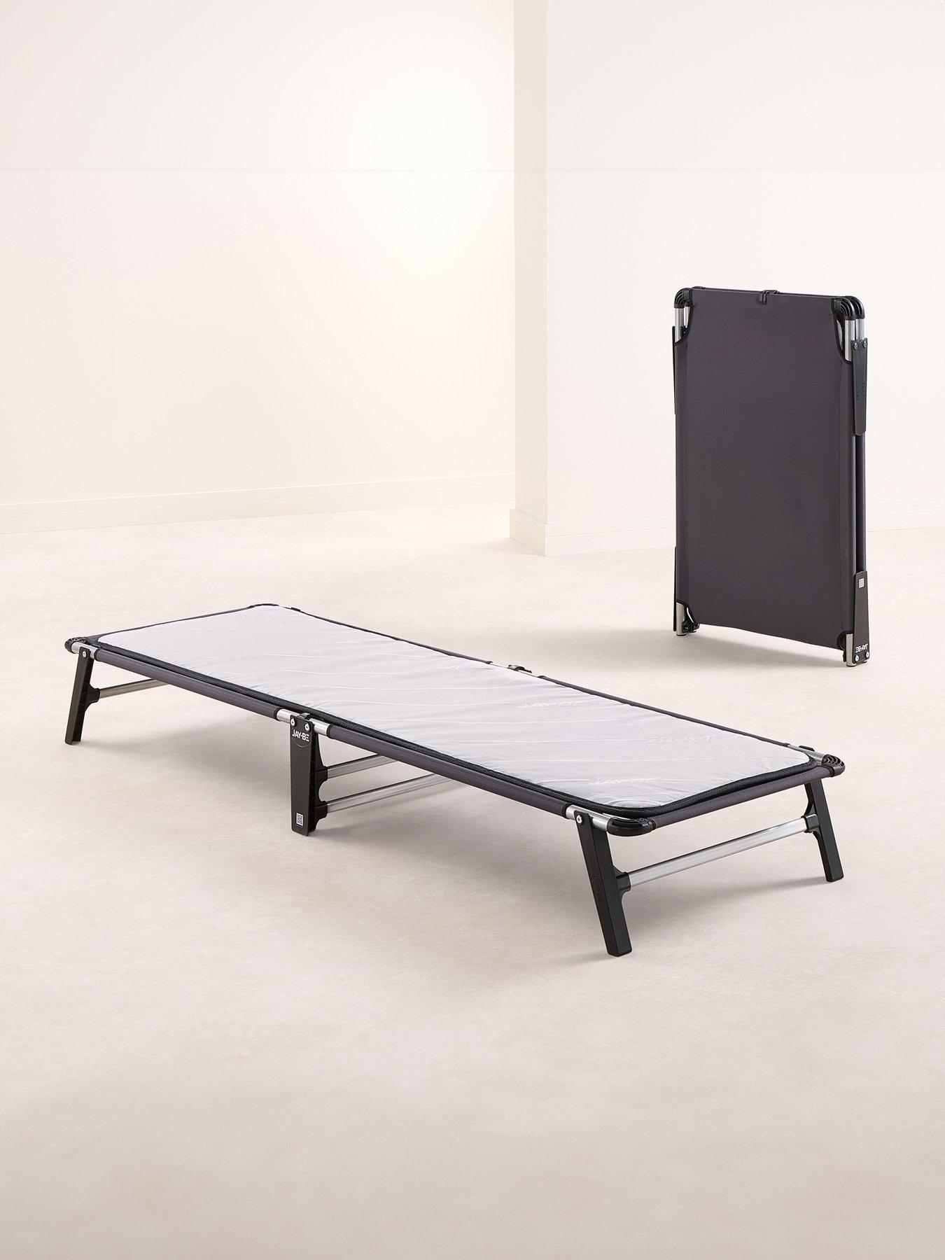 Product photograph of Jaybe Le59 Lite Folding Bed With E-fibre Insulator Pad Single from very.co.uk