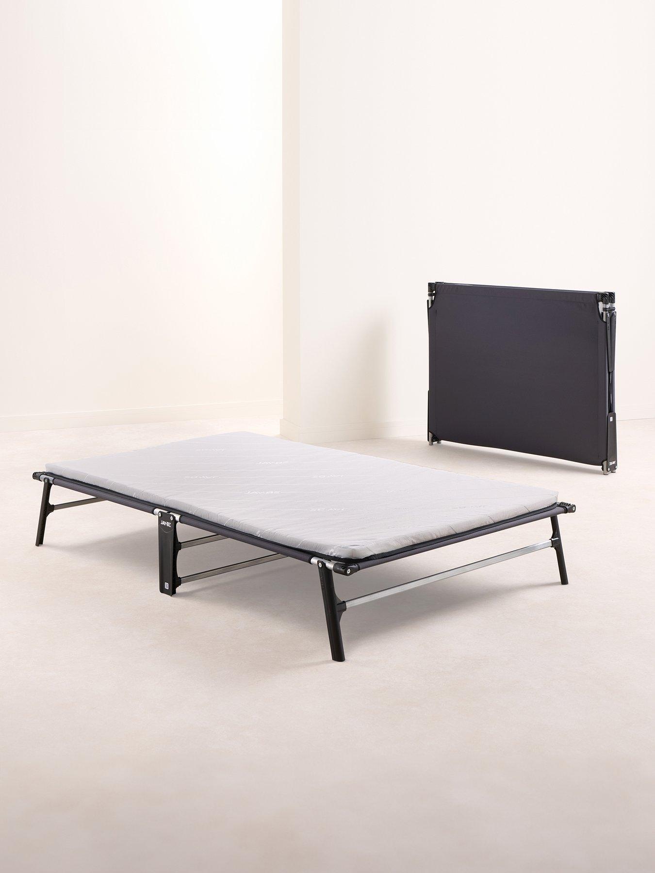 Product photograph of Jaybe Jay-be Ce120 Compact Folding Bed With E-fibre Mattress Small Double from very.co.uk