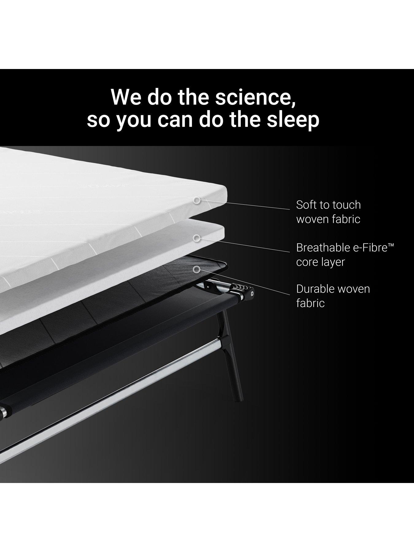 Image 6 of 7 of Jaybe Ce120 Compact Folding Bed With E-fibre Mattress, Small Double