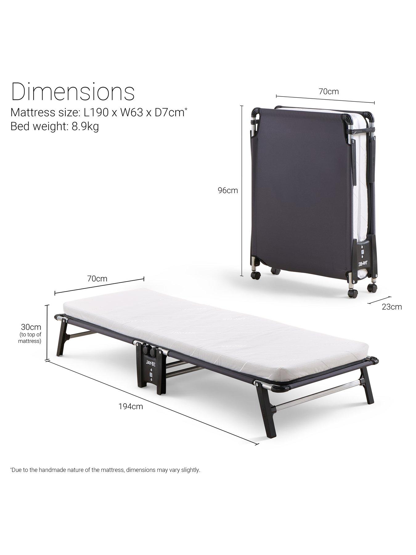 Image 7 of 7 of Jaybe He70 Hideaway Folding Bed With E-fibre Mattress, Single