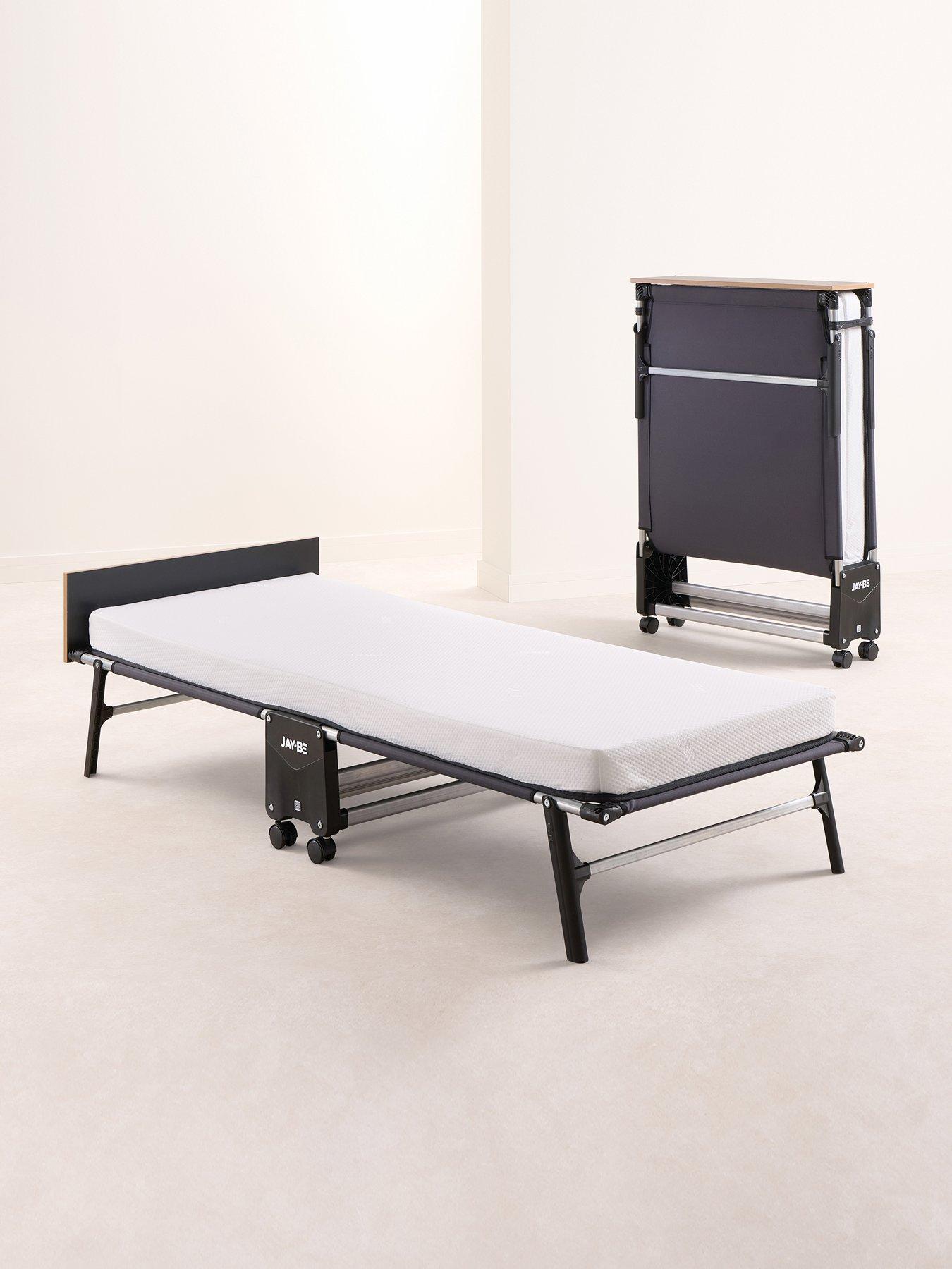 Product photograph of Jaybe Jay-be Rm80 Rollaway Folding Bed With Memory Mattress Single from very.co.uk