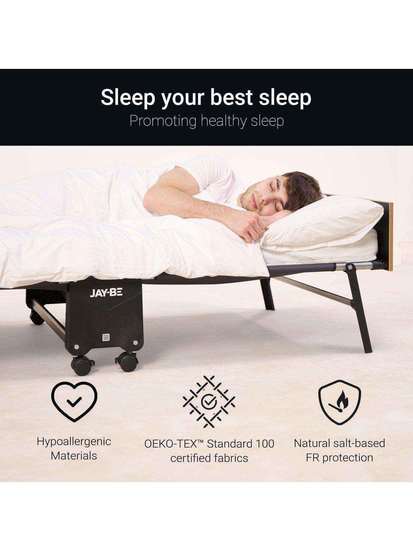 Image 4 of 7 of Jaybe Rm80 Rollaway Folding Bed With Memory Mattress, Single