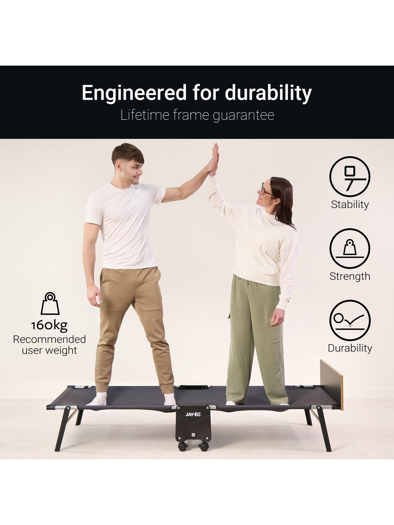 Image 5 of 7 of Jaybe Rm80 Rollaway Folding Bed With Memory Mattress, Single