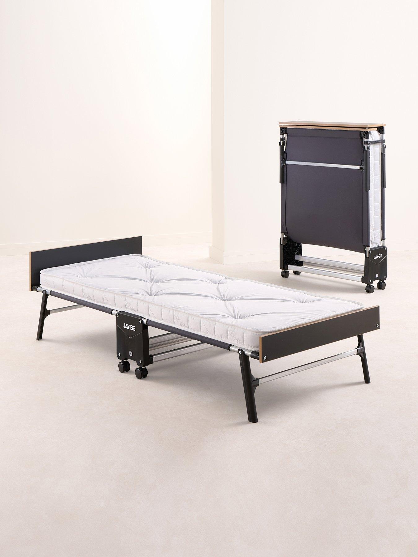 Product photograph of Jaybe Gp80 Grand Folding Bed With E-pocket Tufted Mattress Single from very.co.uk