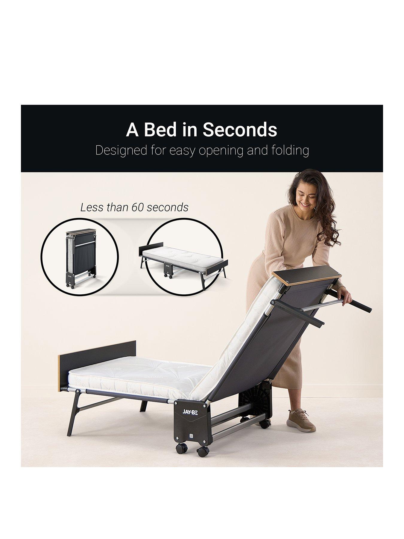 Image 2 of 7 of Jaybe Gp80 Grand Folding Bed With E-pocket Tufted Mattress, Single