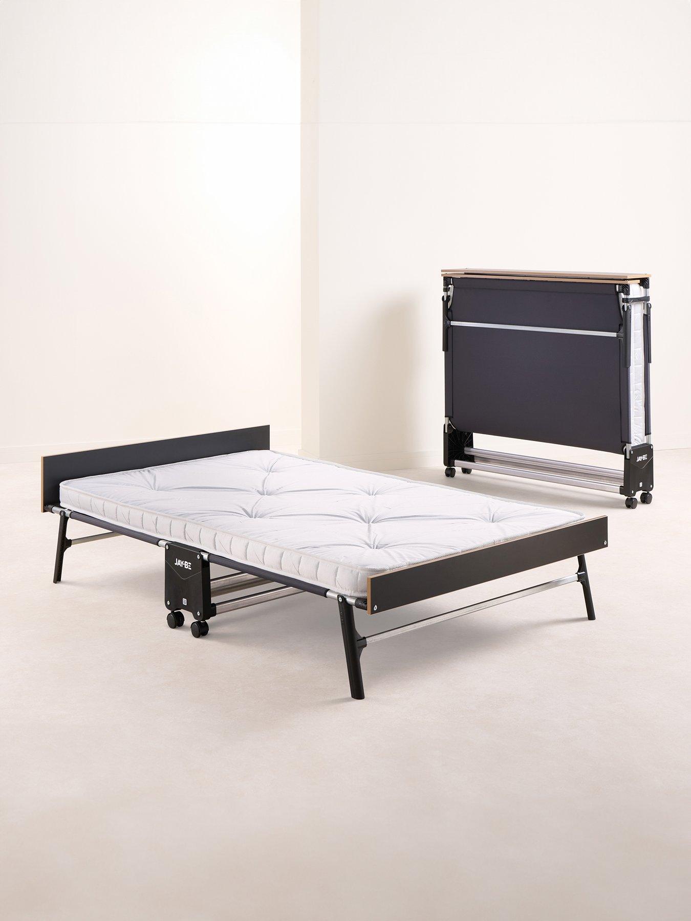 Product photograph of Jaybe Gp120 Grand Folding Bed With E-pocket Tufted Mattress Small Double from very.co.uk