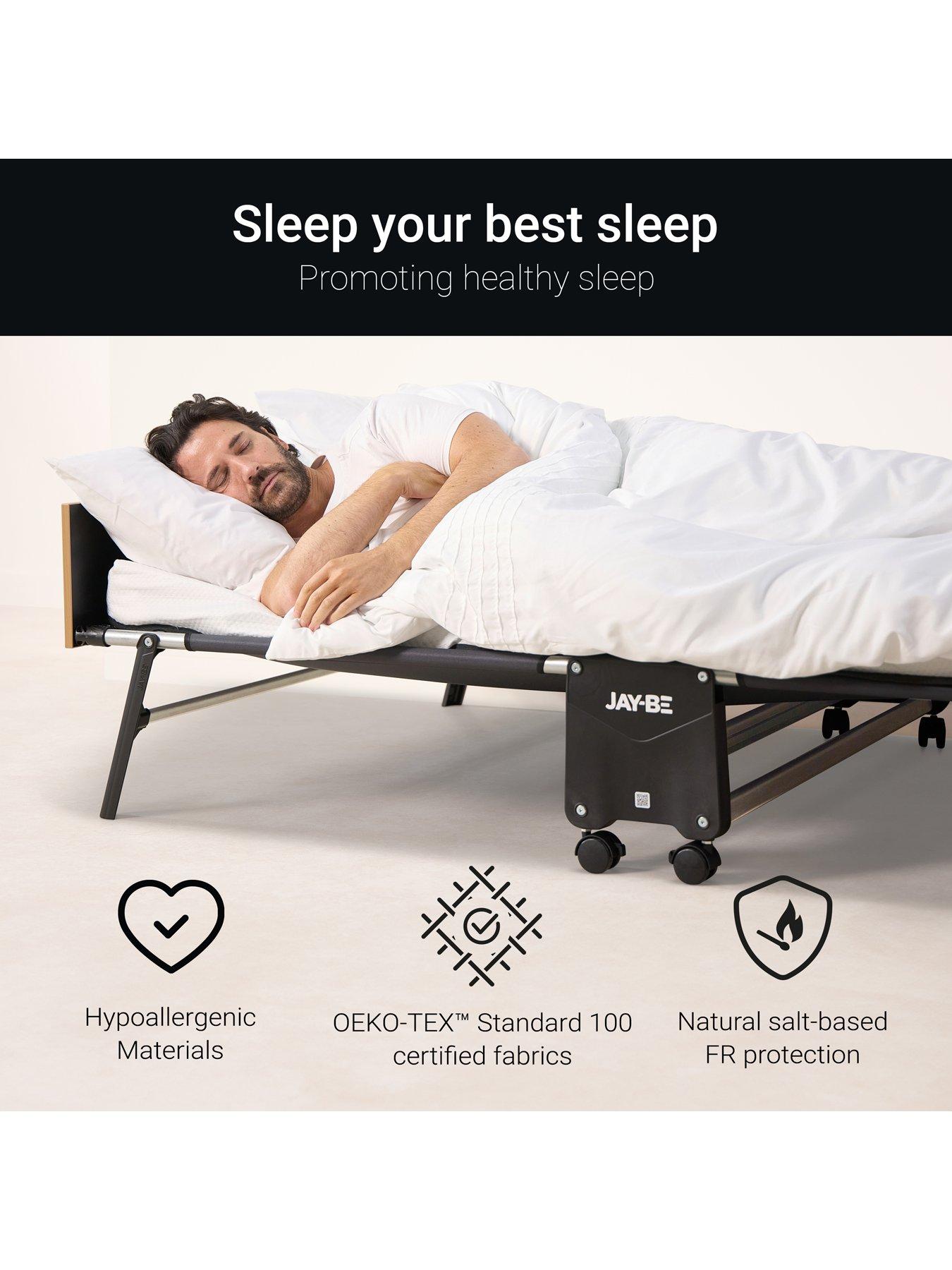 Image 4 of 7 of Jaybe Gp120 Grand Folding Bed With E-pocket Tufted Mattress, Small Double