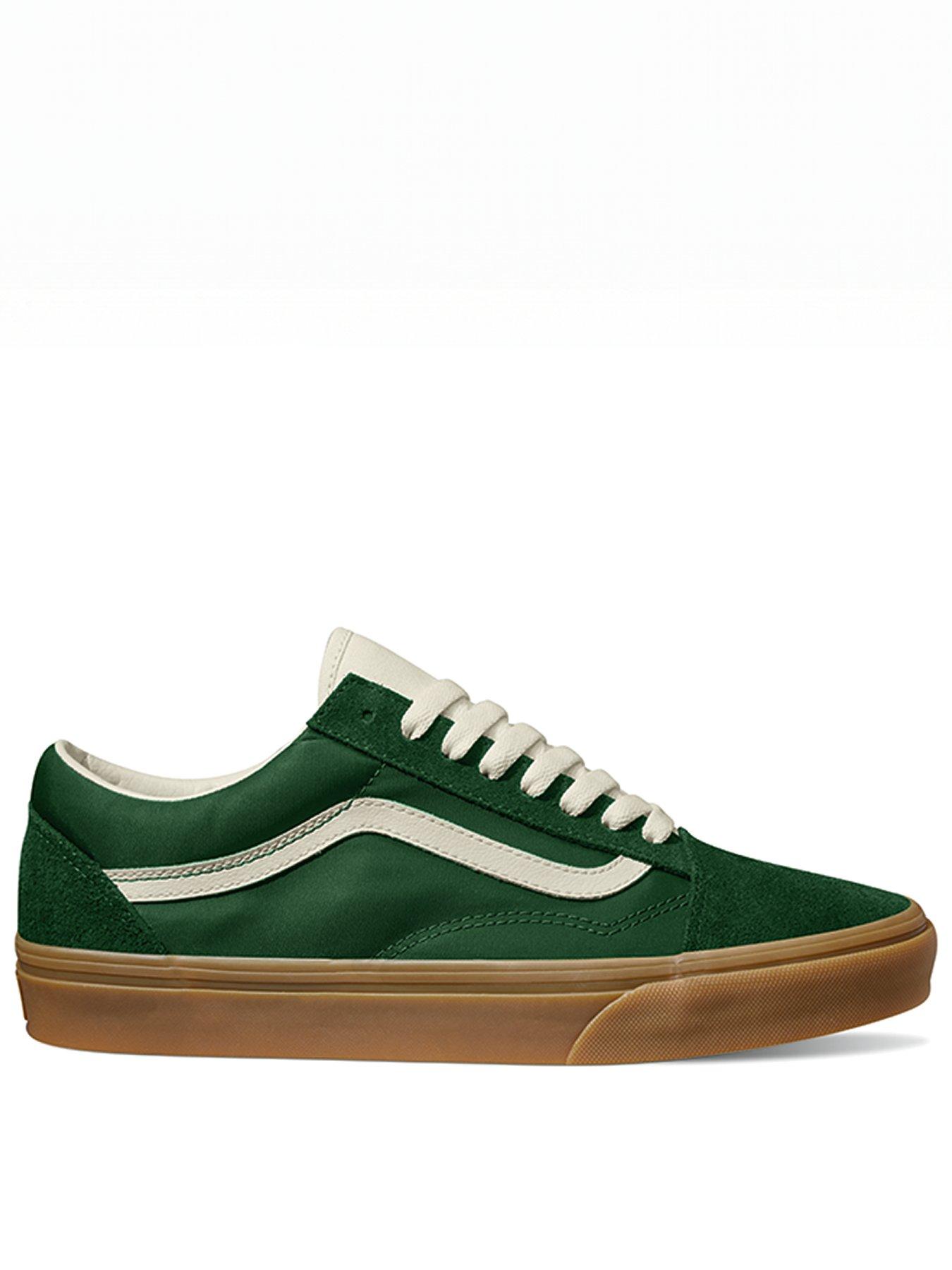 Vans Men's Old Skool Trainers - Green, Green, Size 6, Men