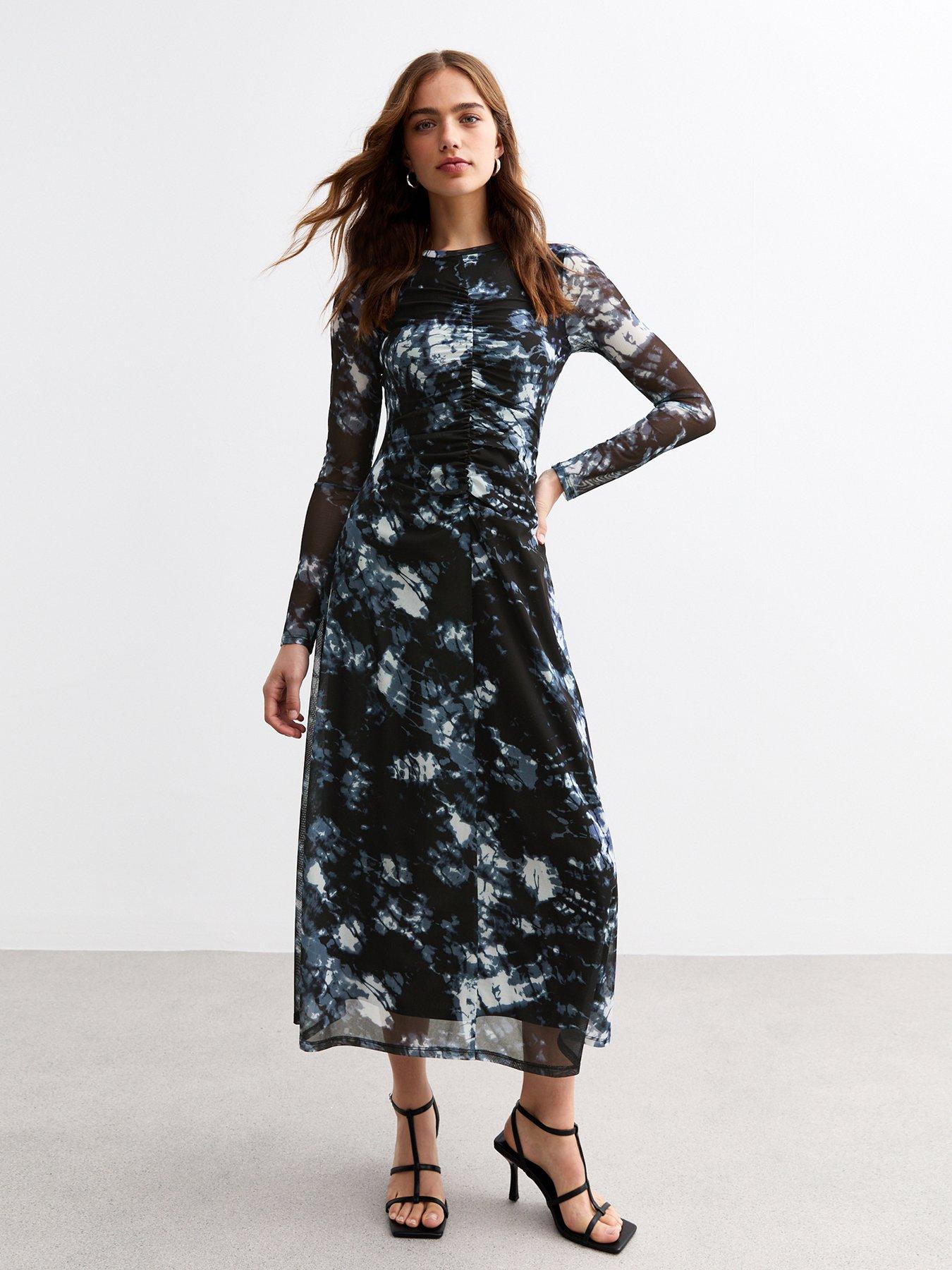 Midi dress long sleeve new look sale