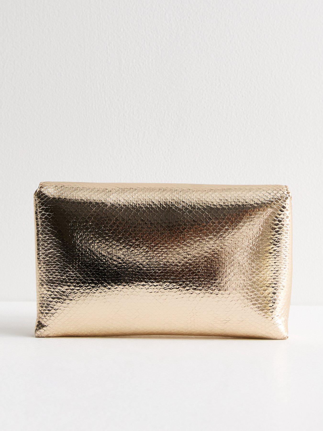 Green clutch bag new look hotsell